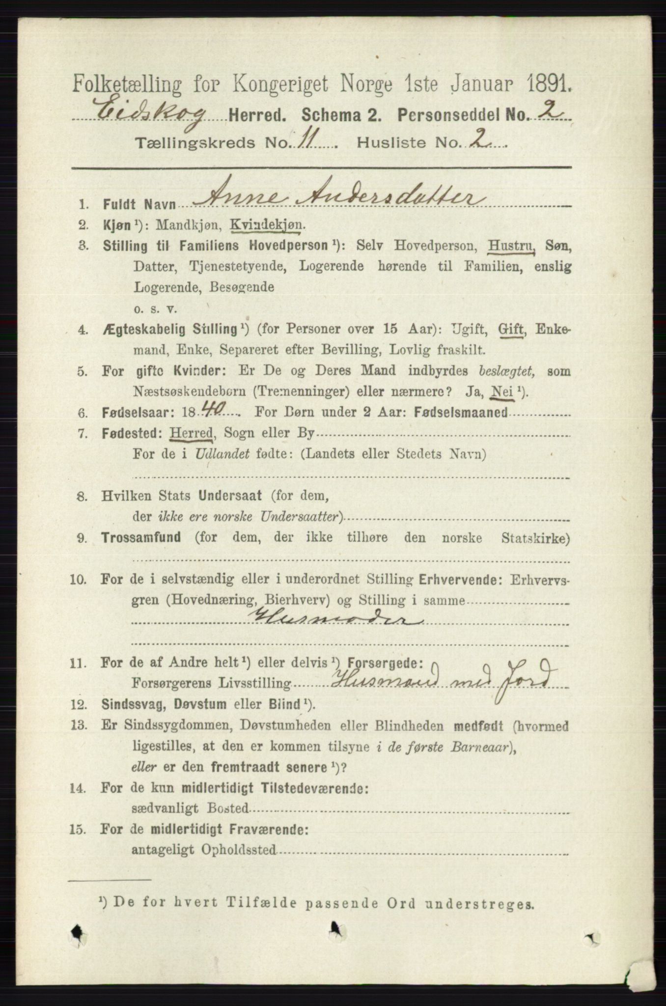 RA, 1891 census for 0420 Eidskog, 1891, p. 6770