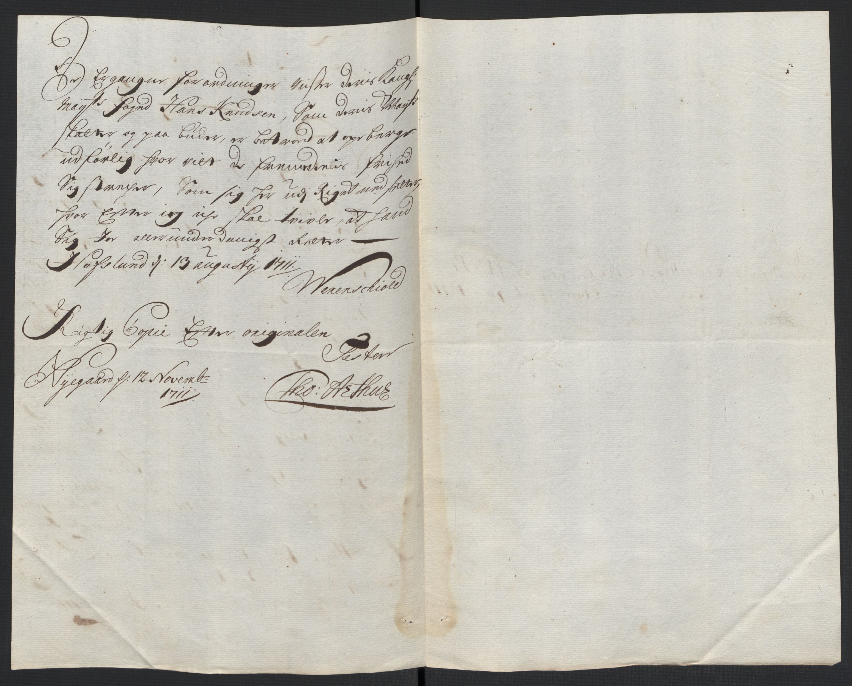 Rentekammeret inntil 1814, Reviderte regnskaper, Fogderegnskap, AV/RA-EA-4092/R04/L0136: Fogderegnskap Moss, Onsøy, Tune, Veme og Åbygge, 1711, p. 357