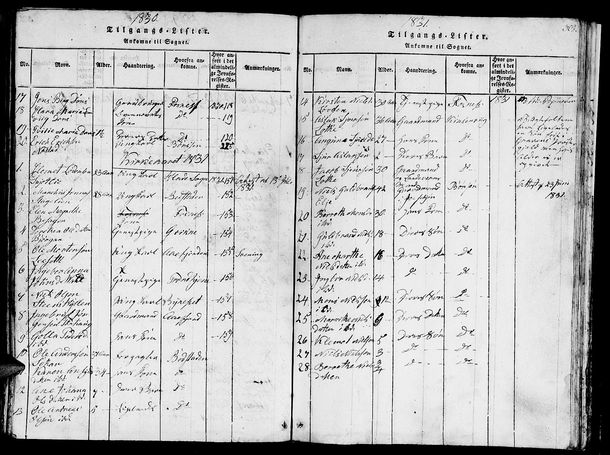 Ministerialprotokoller, klokkerbøker og fødselsregistre - Sør-Trøndelag, SAT/A-1456/657/L0714: Parish register (copy) no. 657C01, 1818-1868, p. 302