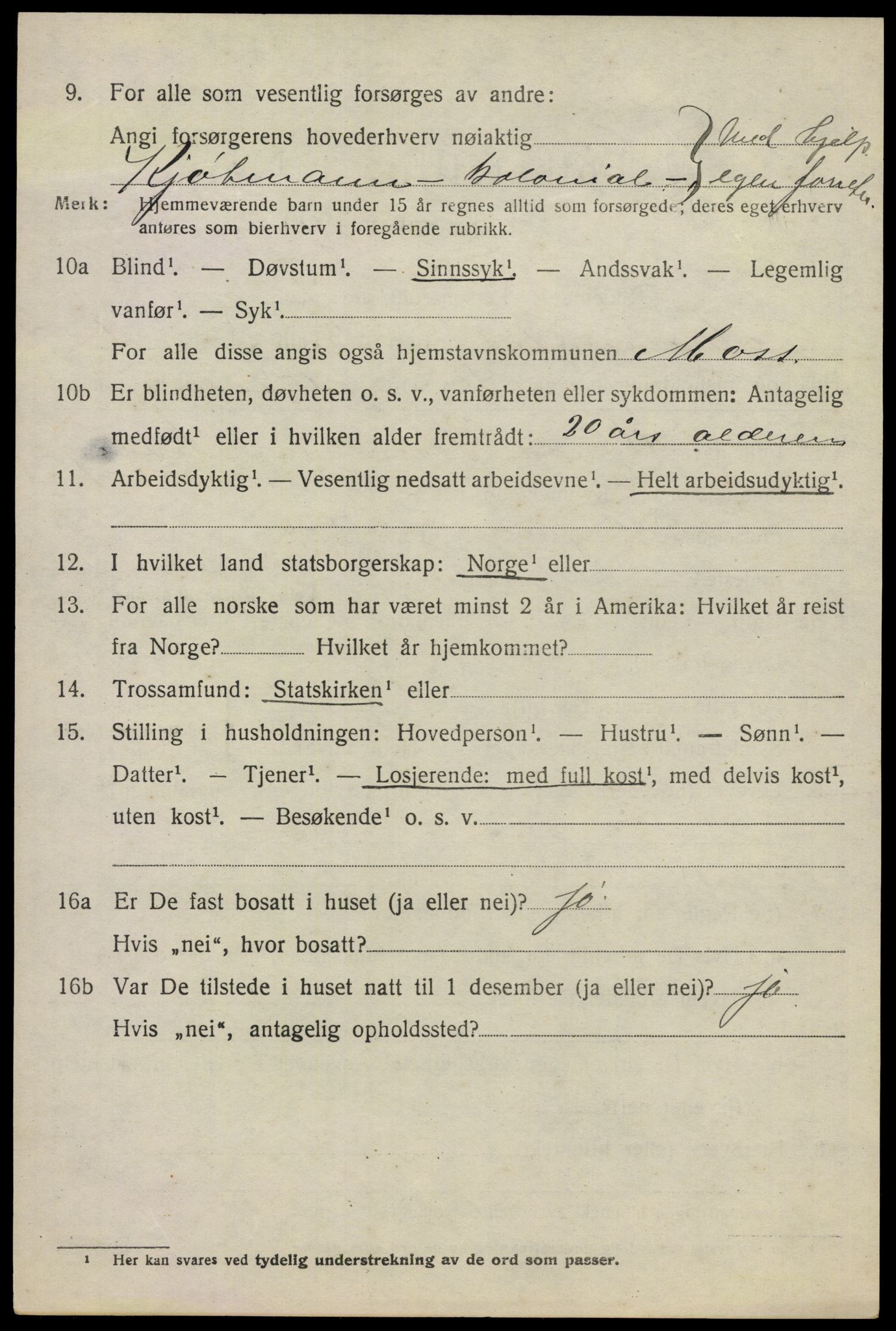 SAO, 1920 census for Nannestad, 1920, p. 1644