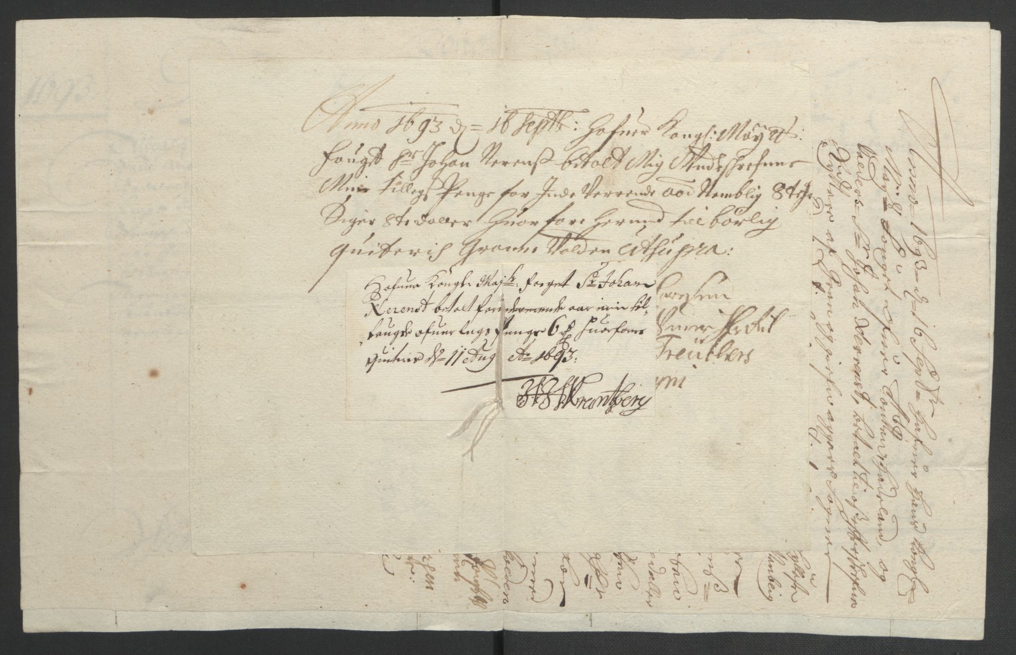 Rentekammeret inntil 1814, Reviderte regnskaper, Fogderegnskap, AV/RA-EA-4092/R18/L1292: Fogderegnskap Hadeland, Toten og Valdres, 1693-1694, p. 150