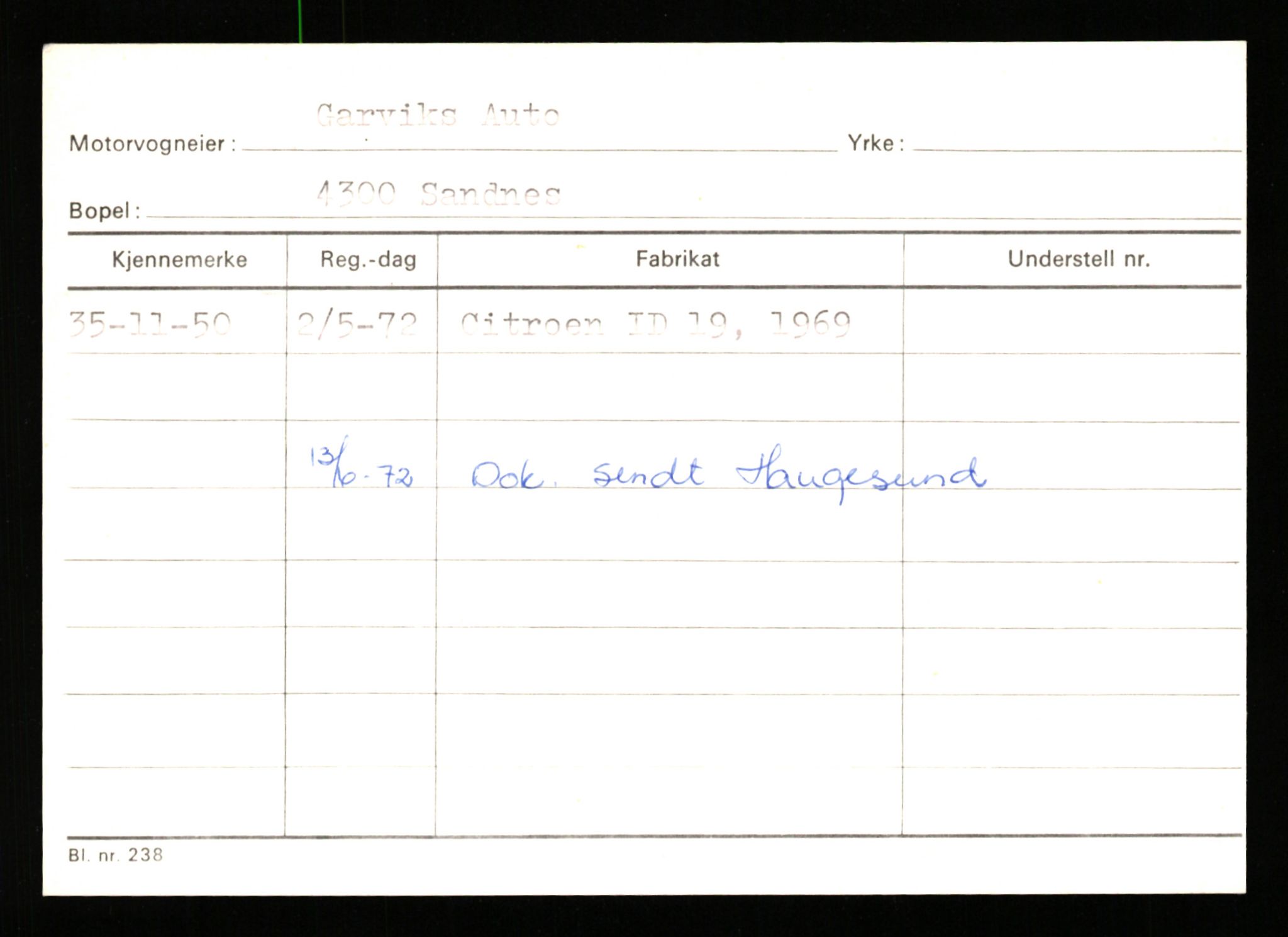 Stavanger trafikkstasjon, SAST/A-101942/0/G/L0011: Registreringsnummer: 240000 - 363477, 1930-1971, p. 3015