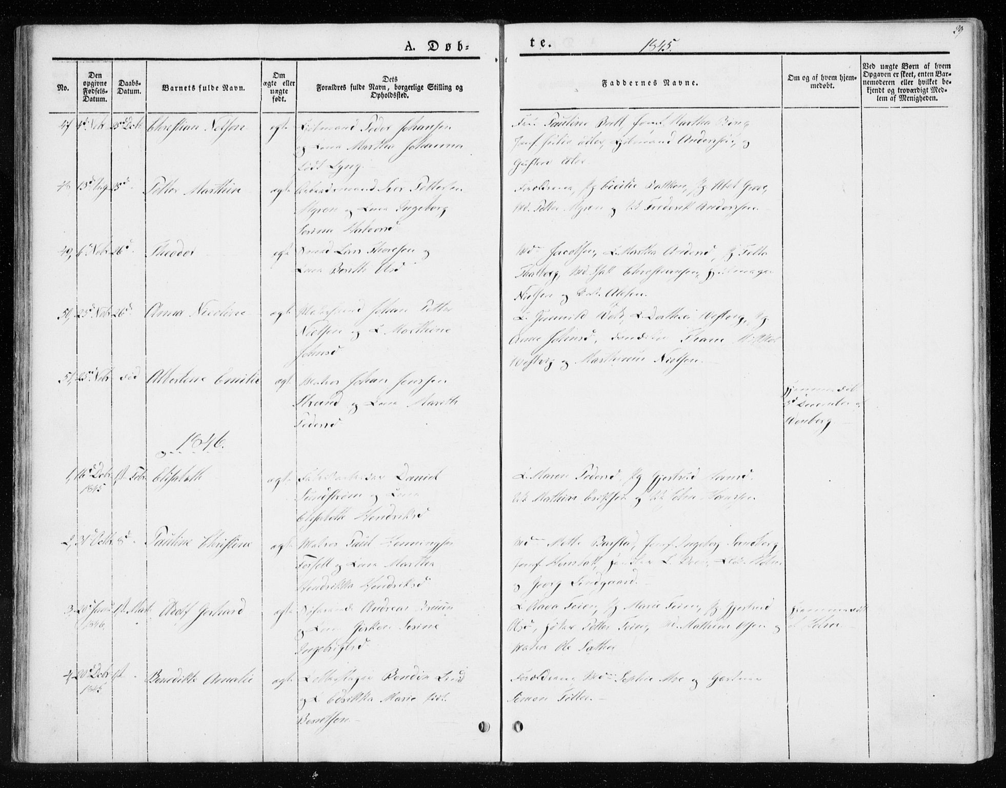 Ministerialprotokoller, klokkerbøker og fødselsregistre - Sør-Trøndelag, SAT/A-1456/604/L0183: Parish register (official) no. 604A04, 1841-1850, p. 29