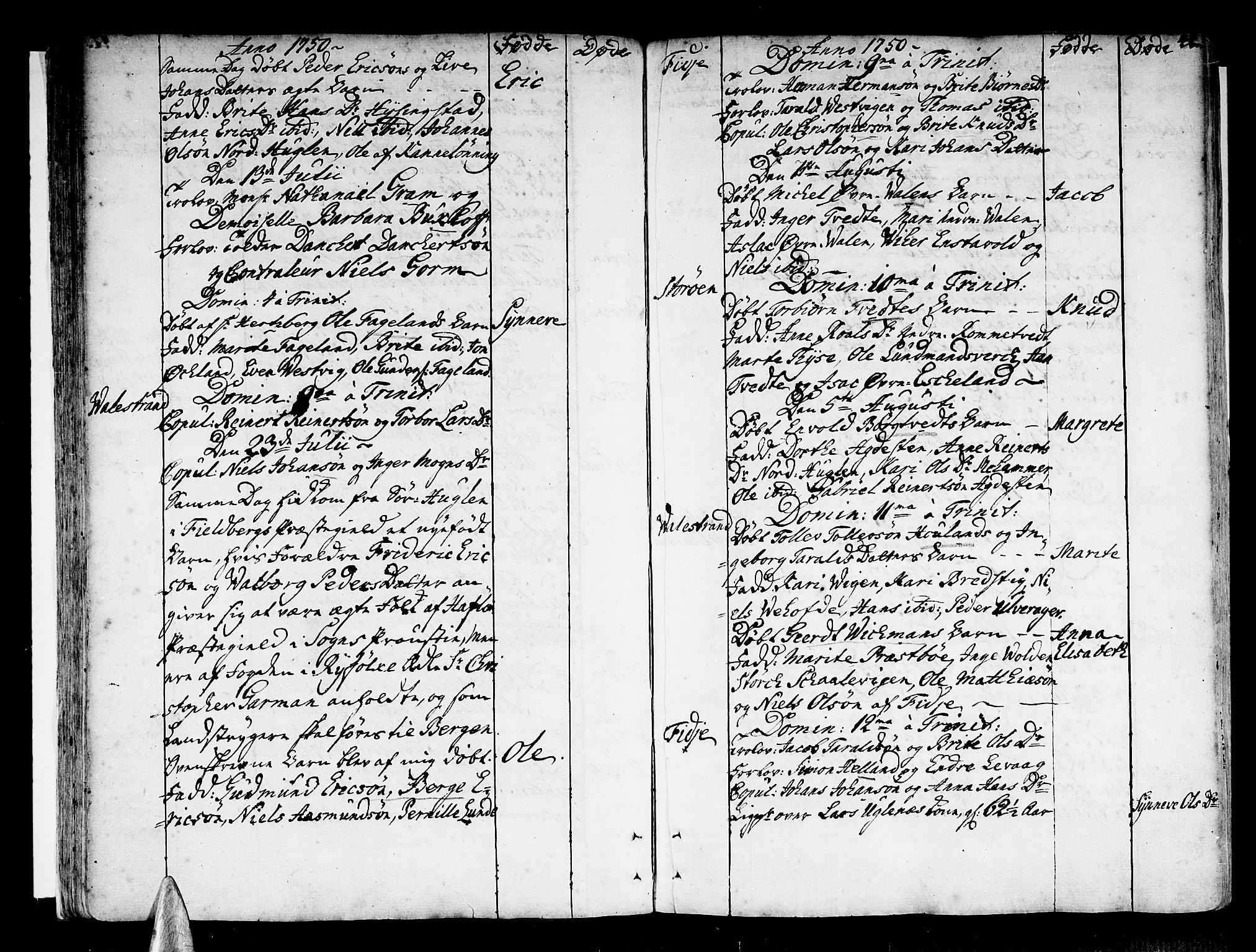 Stord sokneprestembete, SAB/A-78201/H/Haa: Parish register (official) no. A 2, 1744-1777, p. 42