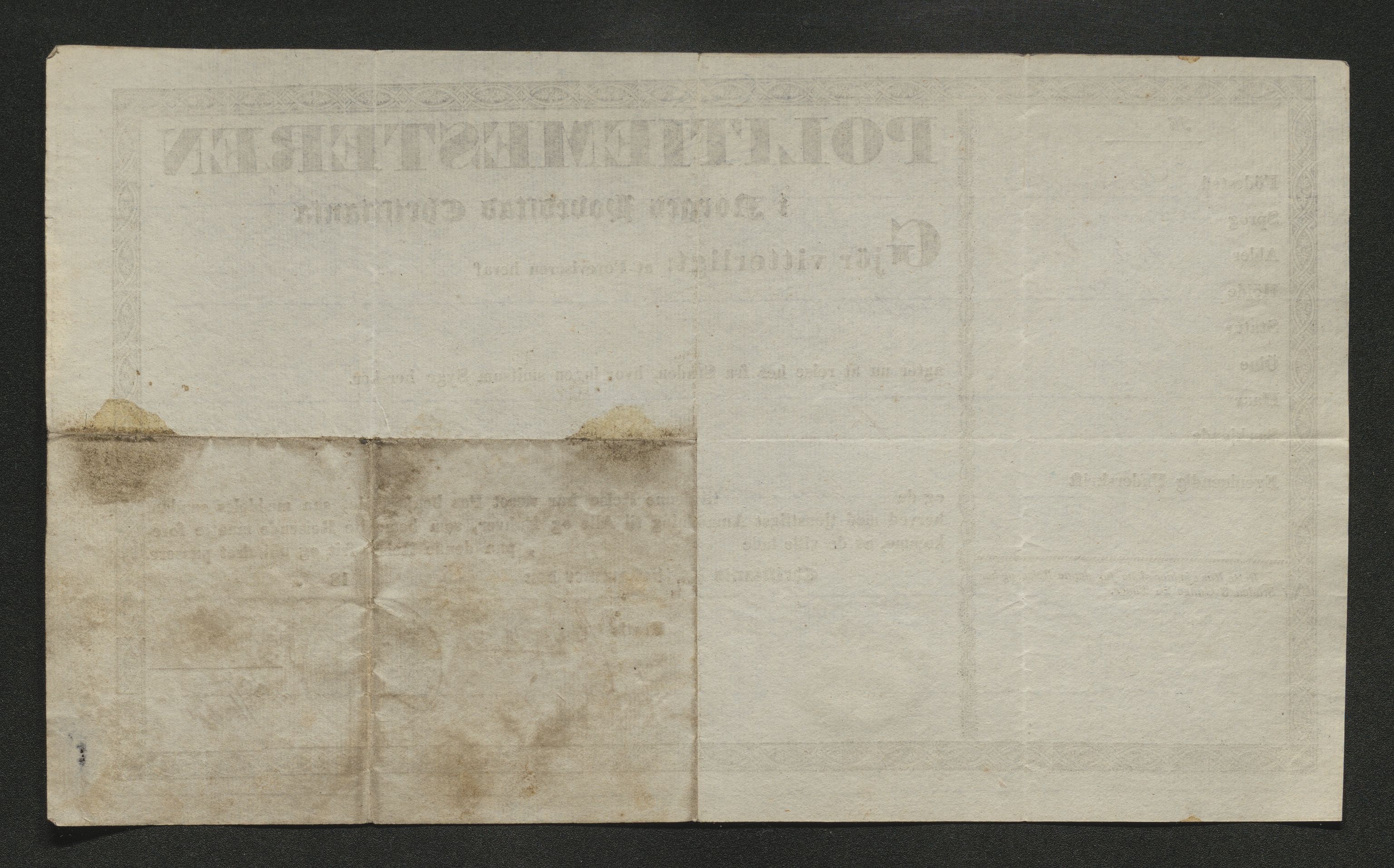 Drammen politikammer, AV/SAKO-A-623/I/Ia/Iab/L0006: Innleverte pass, 1841-1842, p. 408