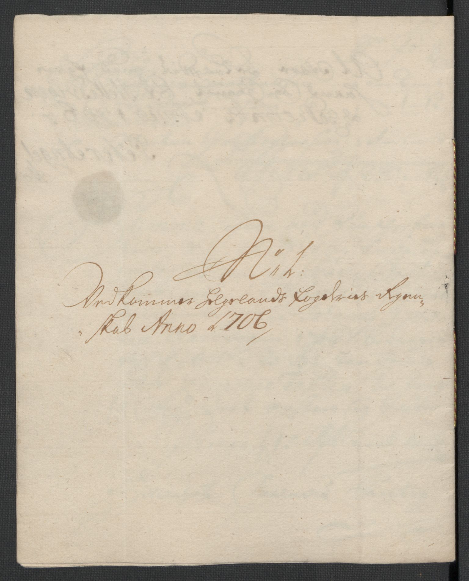 Rentekammeret inntil 1814, Reviderte regnskaper, Fogderegnskap, AV/RA-EA-4092/R65/L4509: Fogderegnskap Helgeland, 1706-1707, p. 15