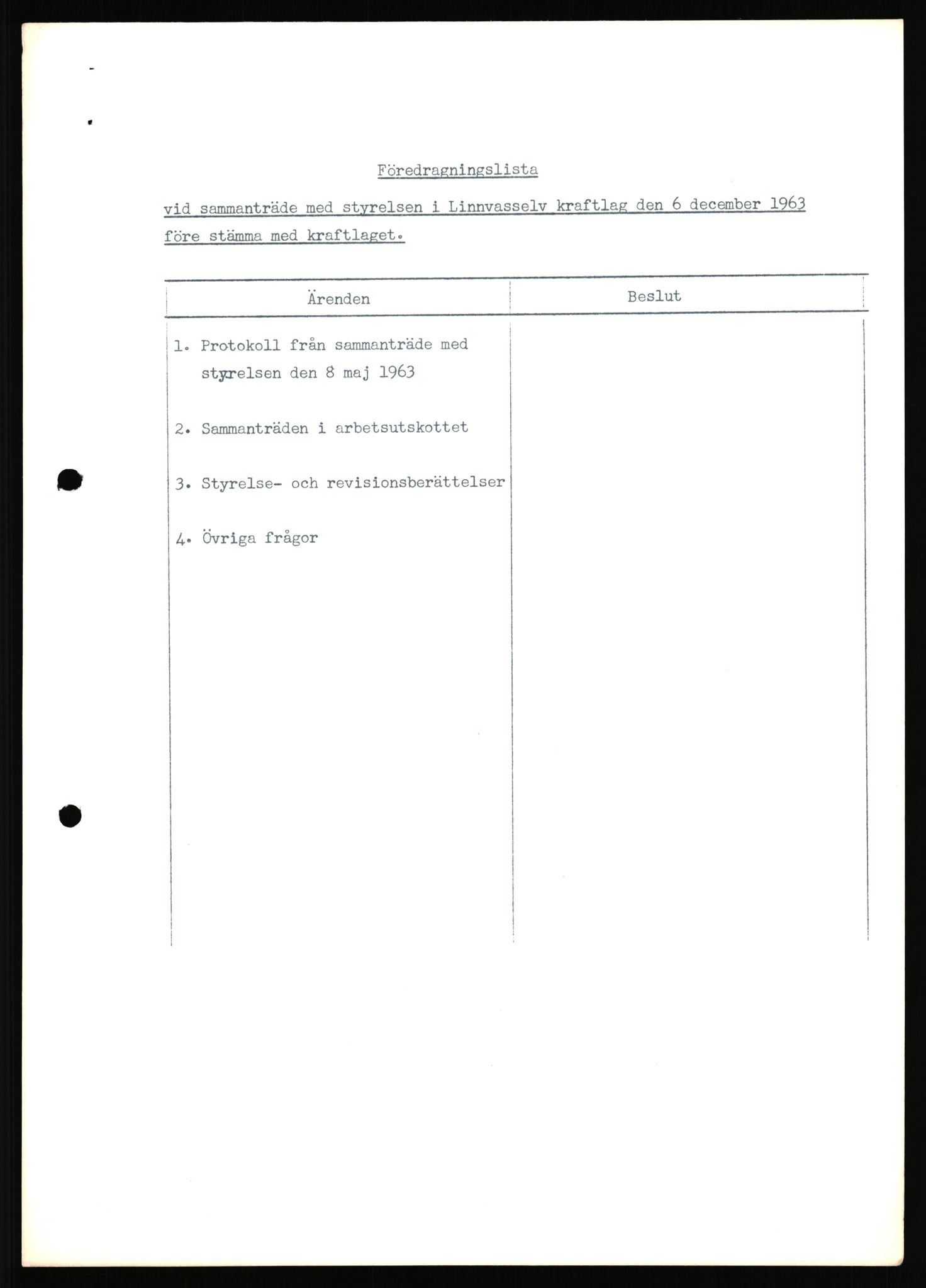 NVE, Administrasjonsdirektoratet 1961-1985, AV/RA-S-6097/D/Dc/Dca/L0088: Limingen / Kvarnbergsvatnet, 1957-1985, p. 9