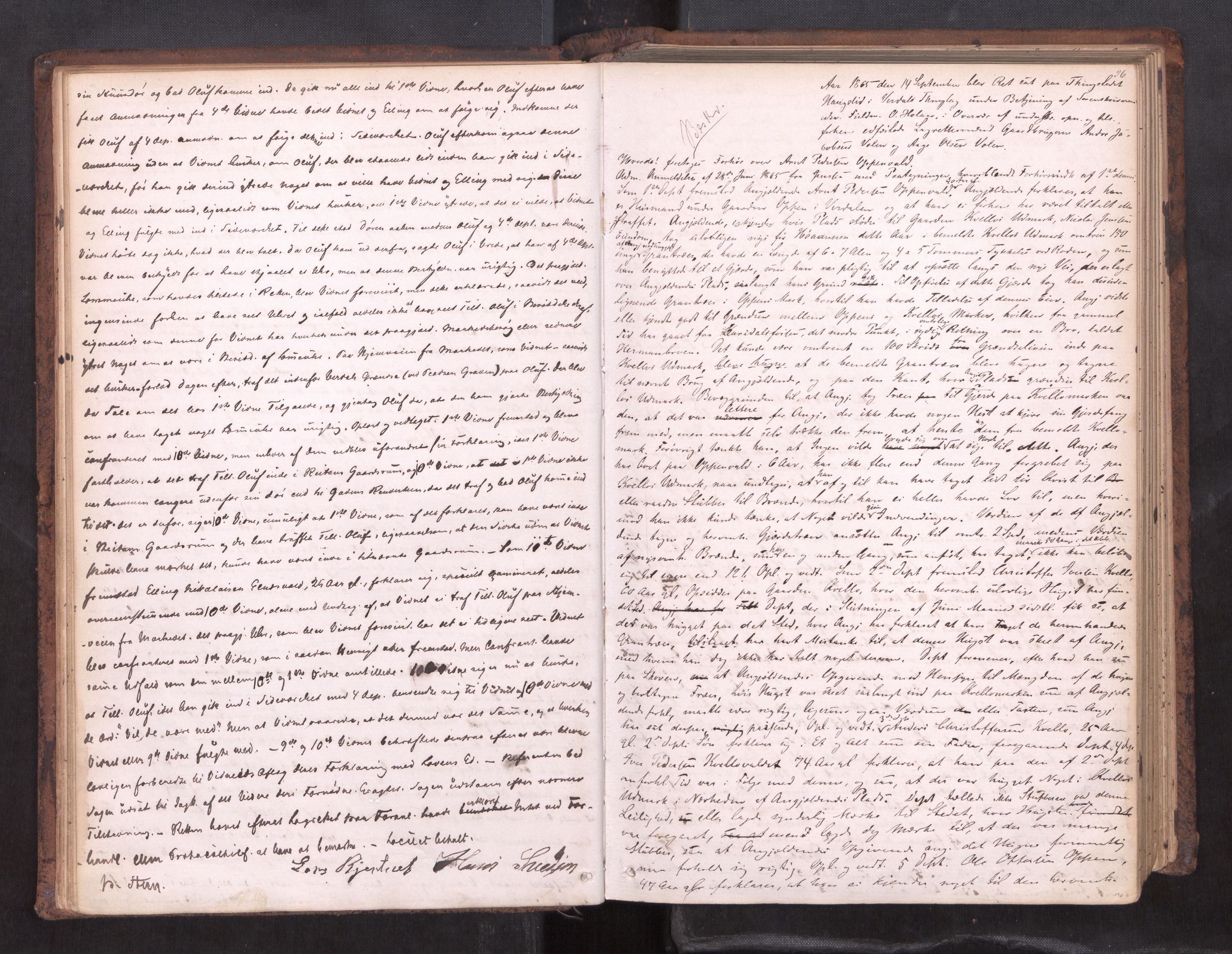 Stjør- og Verdal sorenskriveri, AV/SAT-A-4167/1/1/1B/L0019: Ekstrarettsprotokoll, 1864-1877, p. 25b-26a