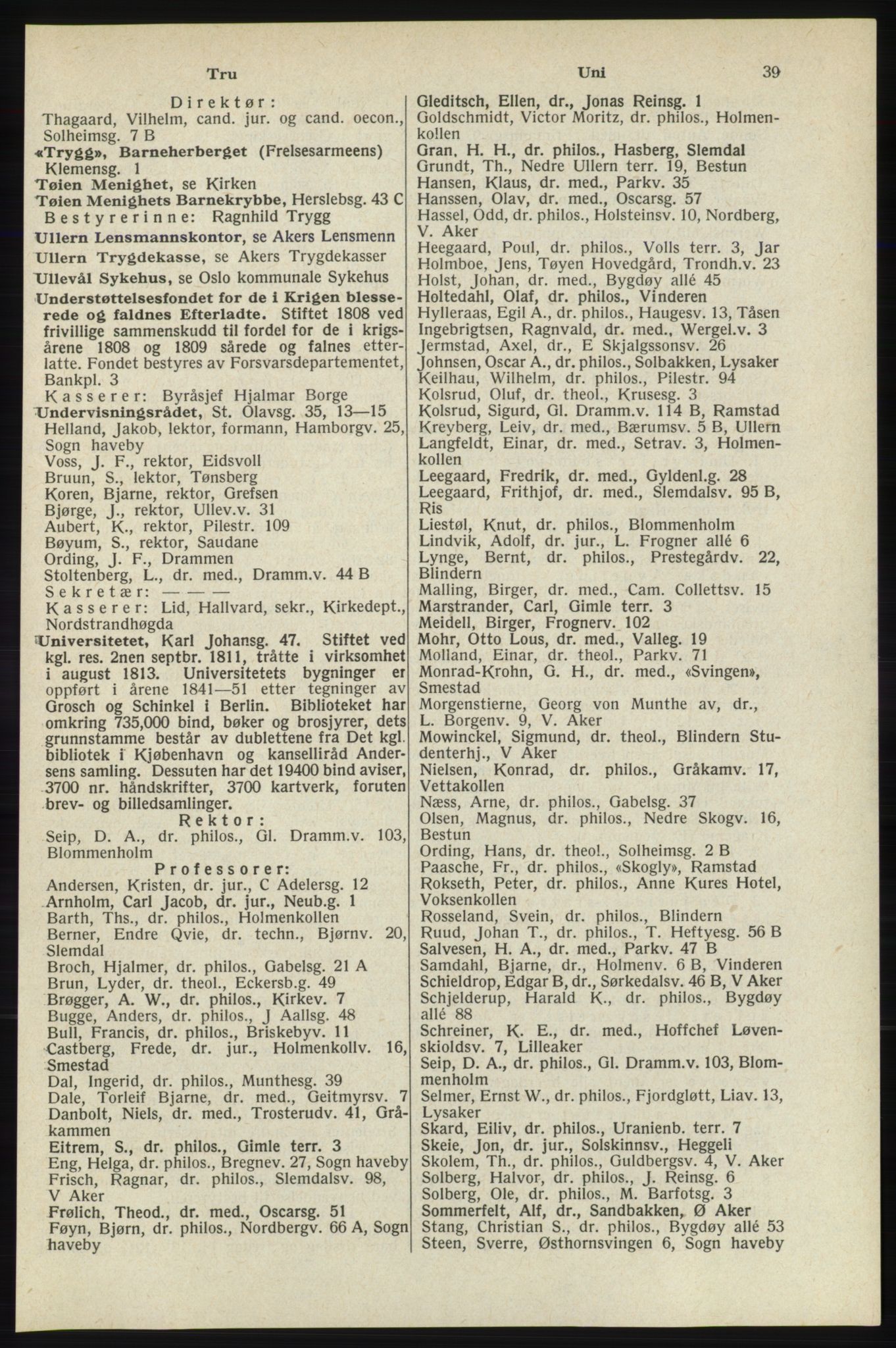 Kristiania/Oslo adressebok, PUBL/-, 1940, p. 55