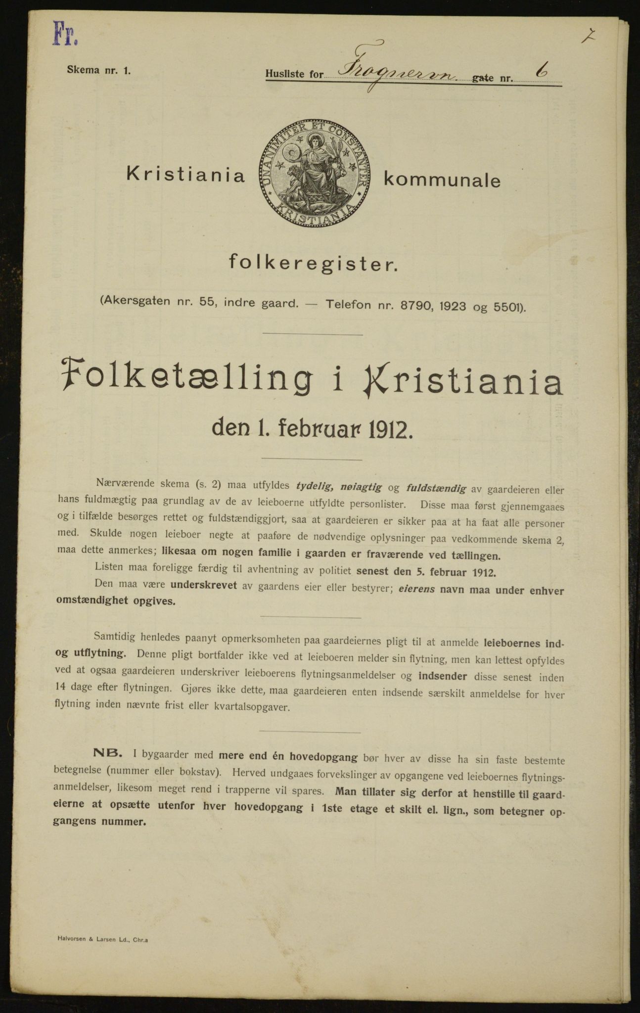 OBA, Municipal Census 1912 for Kristiania, 1912, p. 27021