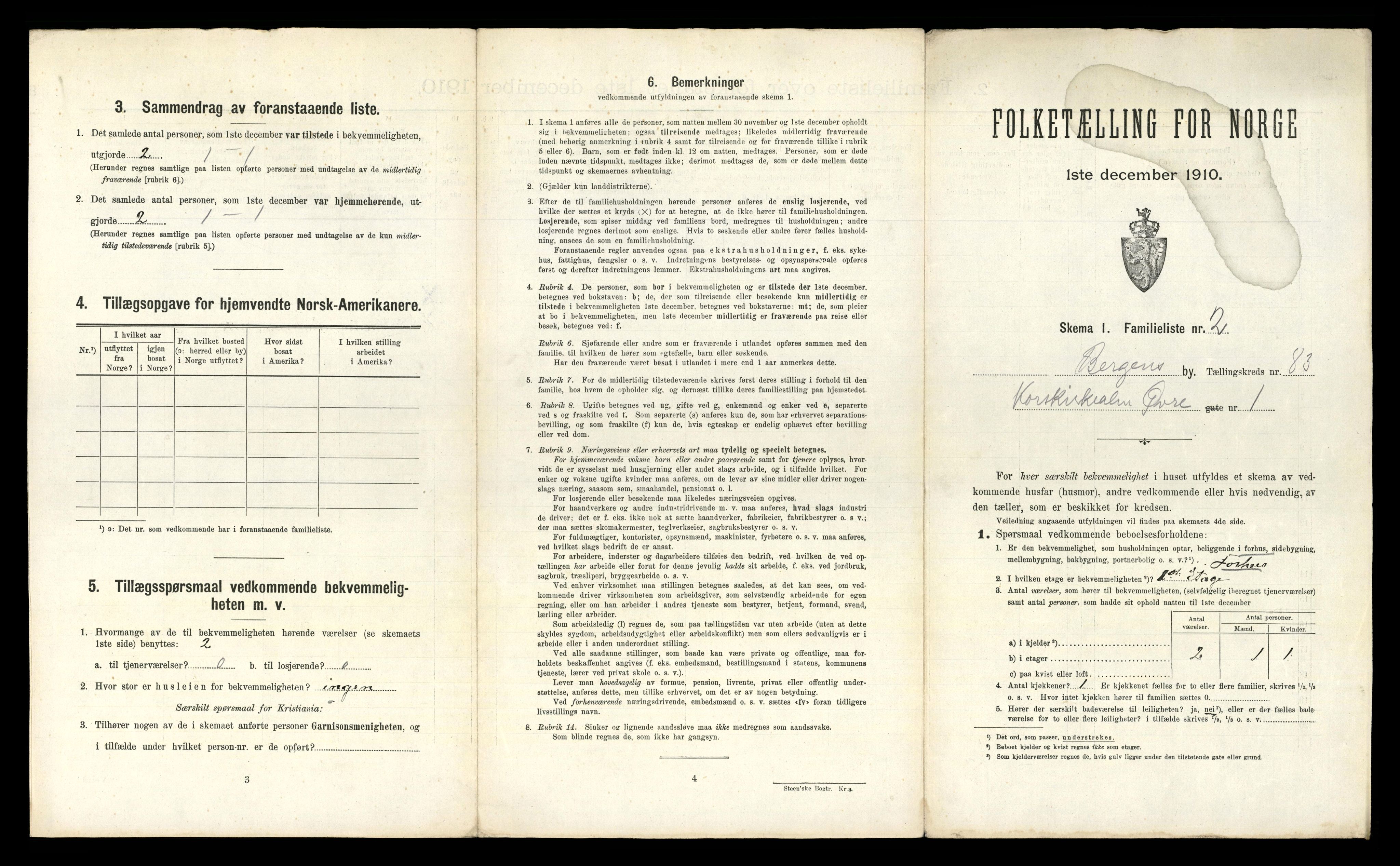 RA, 1910 census for Bergen, 1910, p. 29117