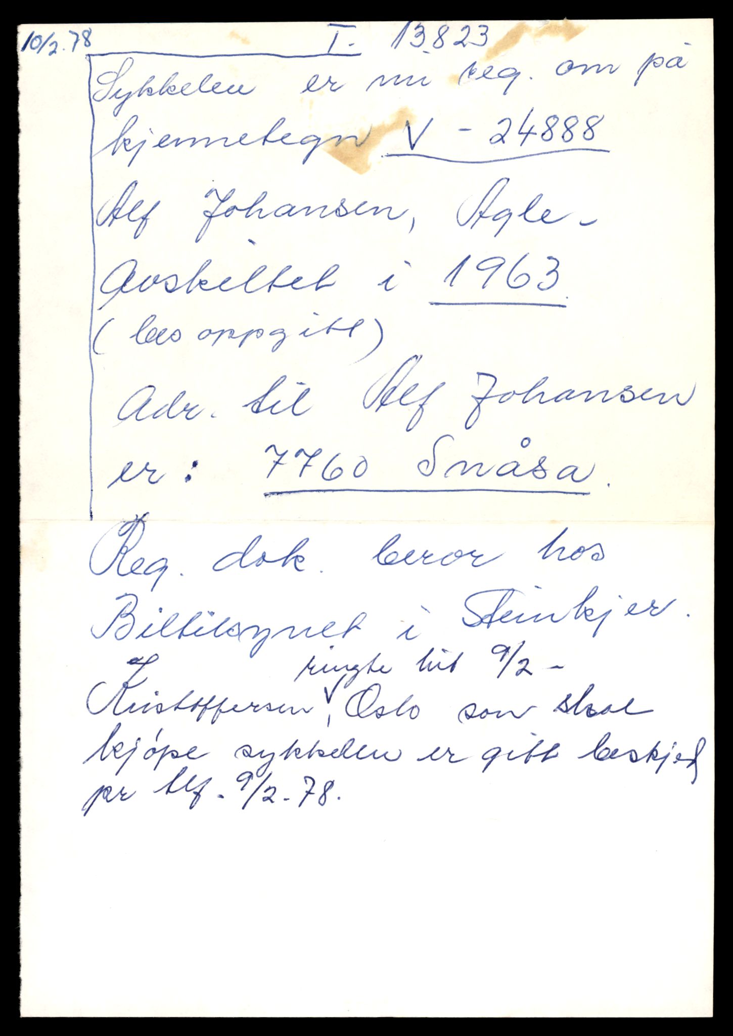 Møre og Romsdal vegkontor - Ålesund trafikkstasjon, AV/SAT-A-4099/F/Fe/L0041: Registreringskort for kjøretøy T 13710 - T 13905, 1927-1998, p. 2031