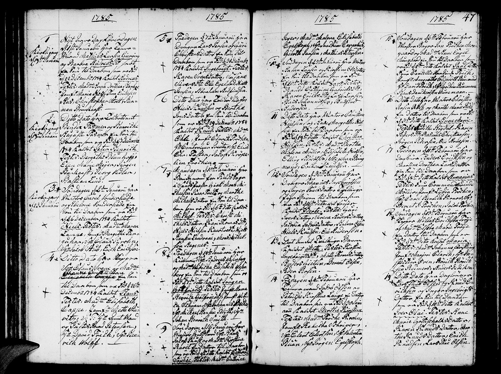 Nykirken Sokneprestembete, SAB/A-77101/H/Haa/L0005: Parish register (official) no. A 5, 1775-1808, p. 47