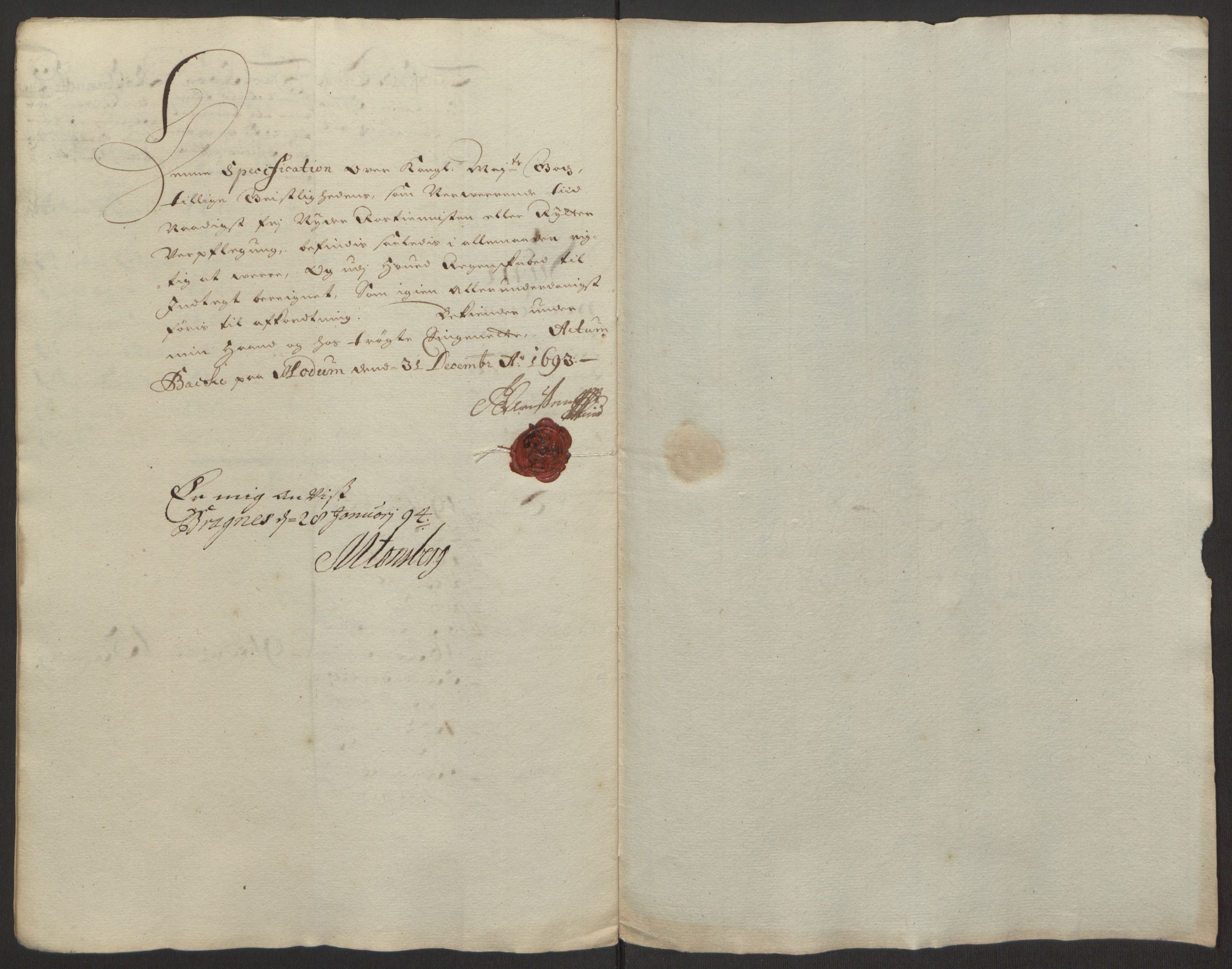 Rentekammeret inntil 1814, Reviderte regnskaper, Fogderegnskap, AV/RA-EA-4092/R25/L1682: Fogderegnskap Buskerud, 1693, p. 237