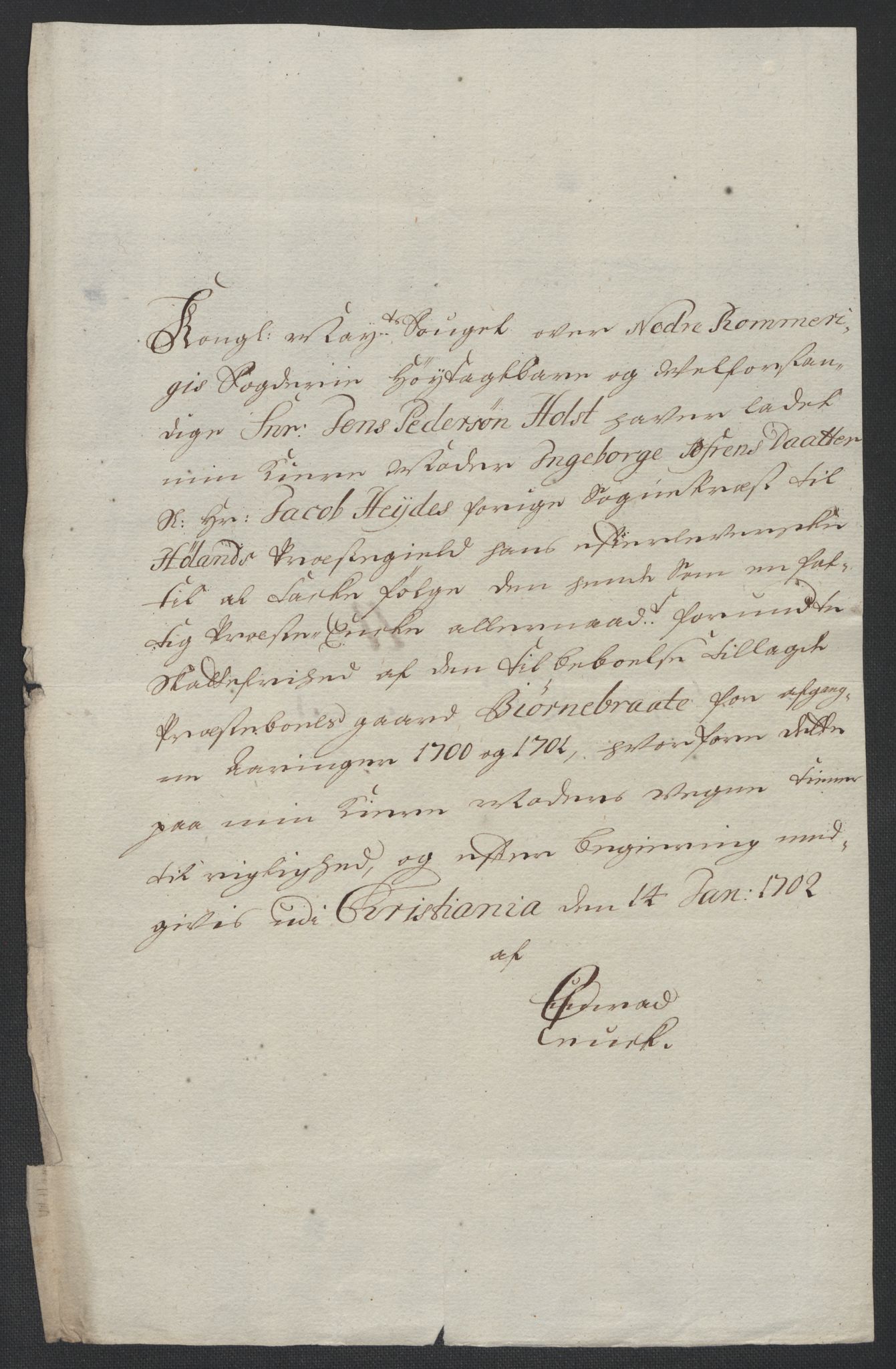 Rentekammeret inntil 1814, Reviderte regnskaper, Fogderegnskap, AV/RA-EA-4092/R11/L0584: Fogderegnskap Nedre Romerike, 1701, p. 223