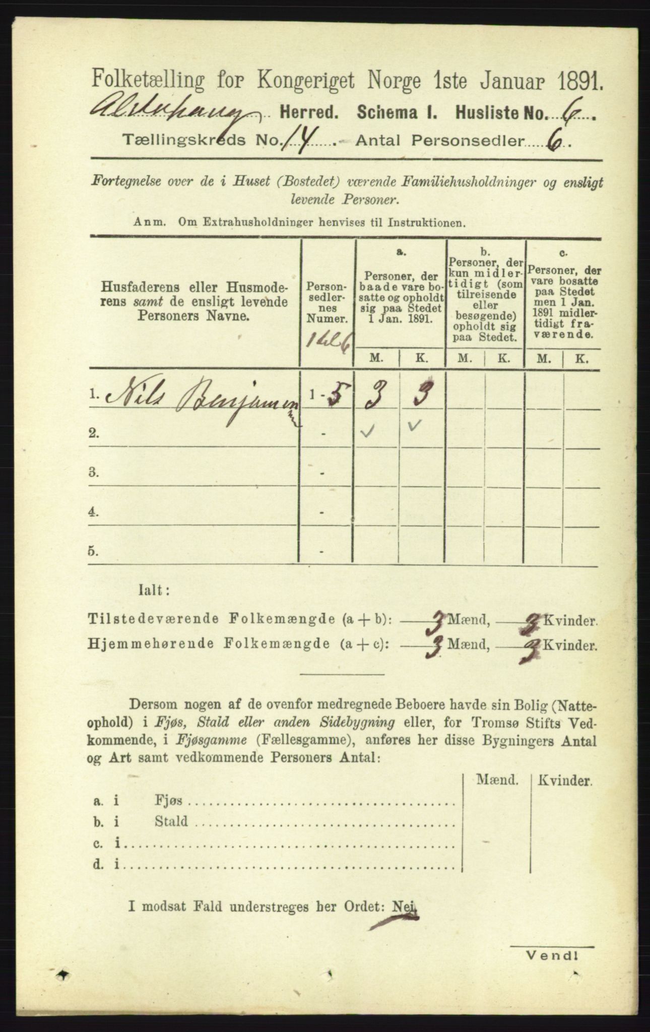 RA, 1891 census for 1820 Alstahaug, 1891, p. 4892