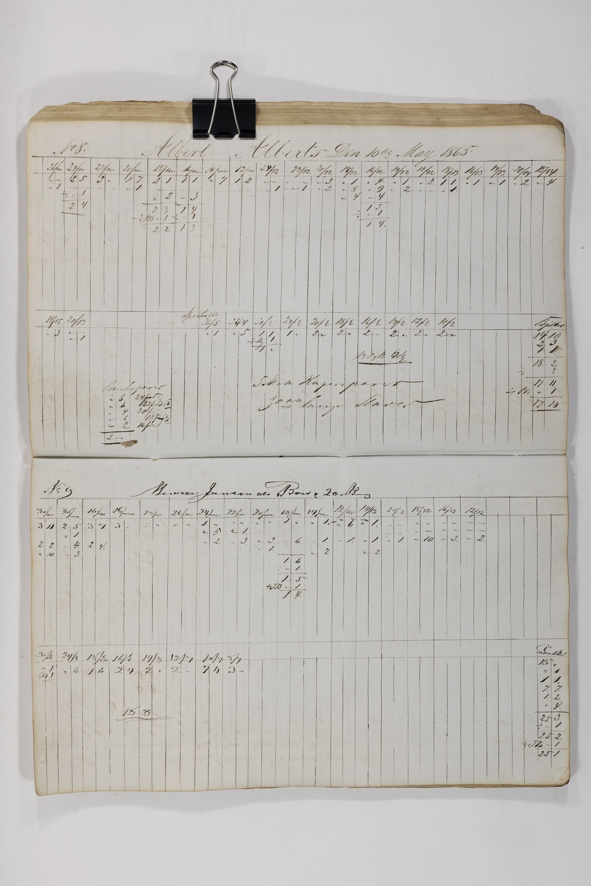 Blehr/ Kjellestad, TEMU/TGM-A-1212/E/Eb/L0010: Ladnings Liste, 1863-1868, p. 38