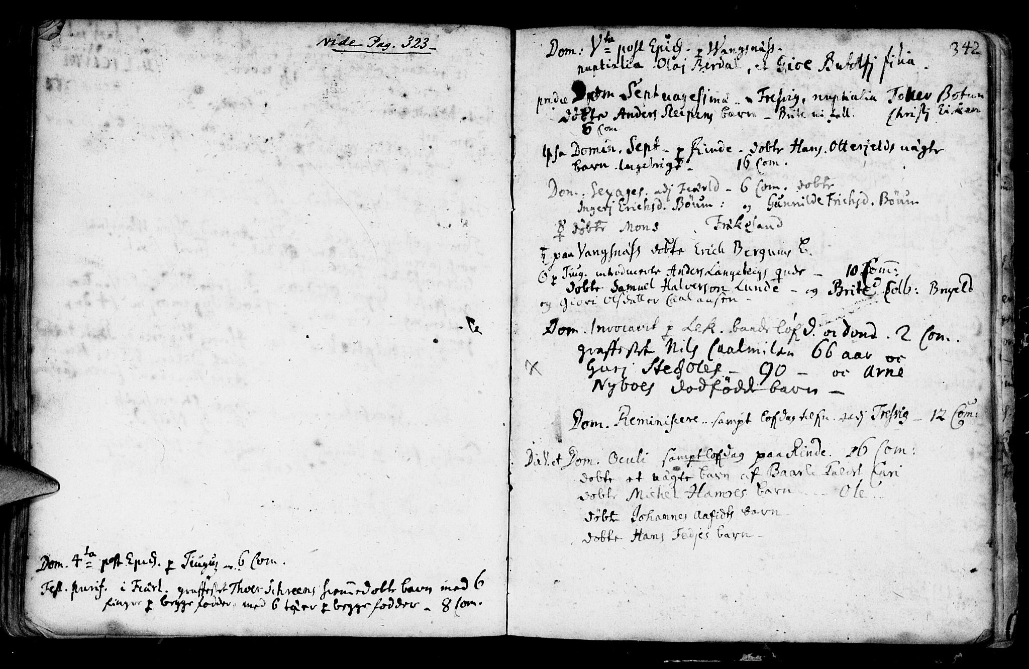 Leikanger sokneprestembete, SAB/A-81001: Parish register (official) no. A 1, 1690-1734, p. 342