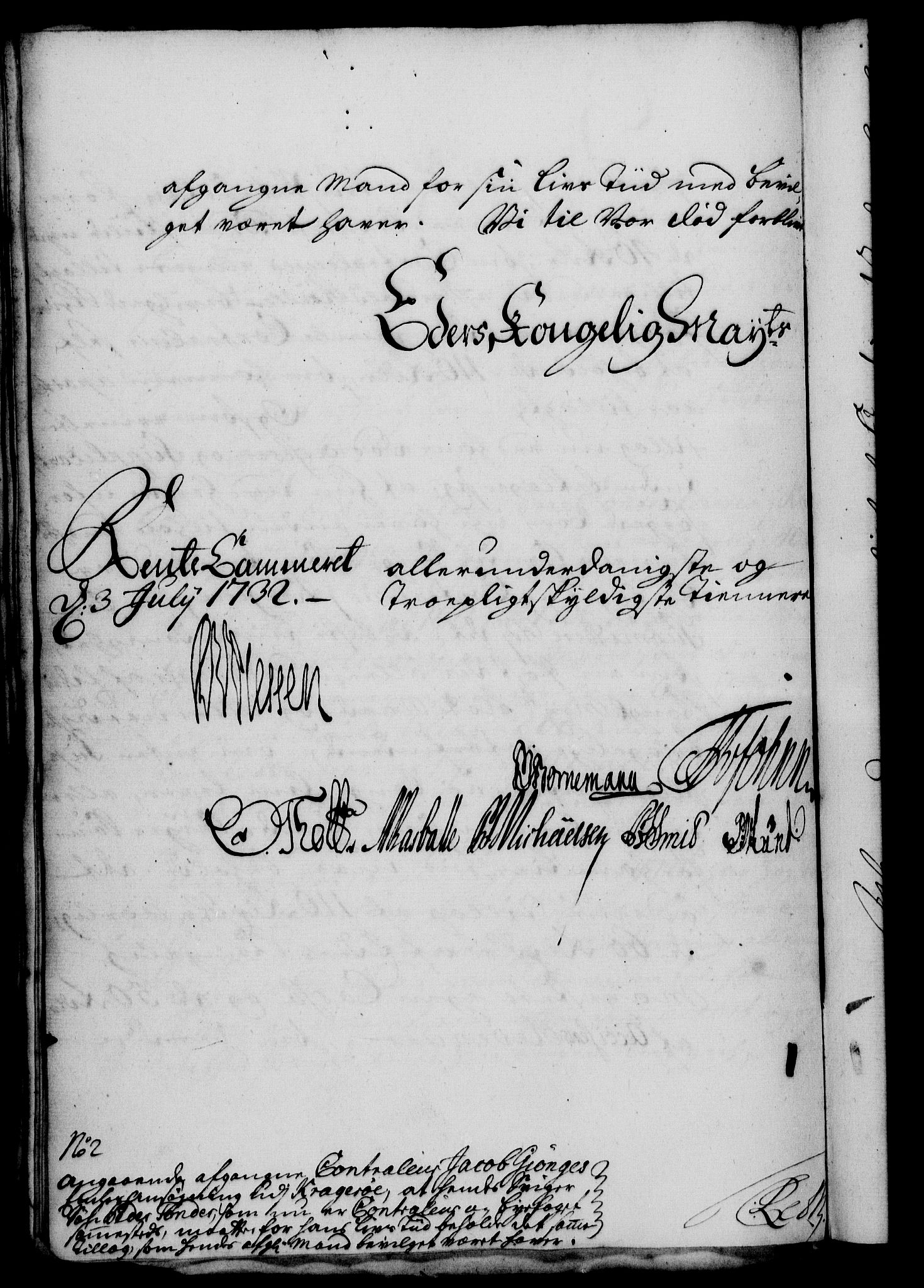 Rentekammeret, Kammerkanselliet, AV/RA-EA-3111/G/Gf/Gfa/L0015: Norsk relasjons- og resolusjonsprotokoll (merket RK 52.15), 1732, p. 268