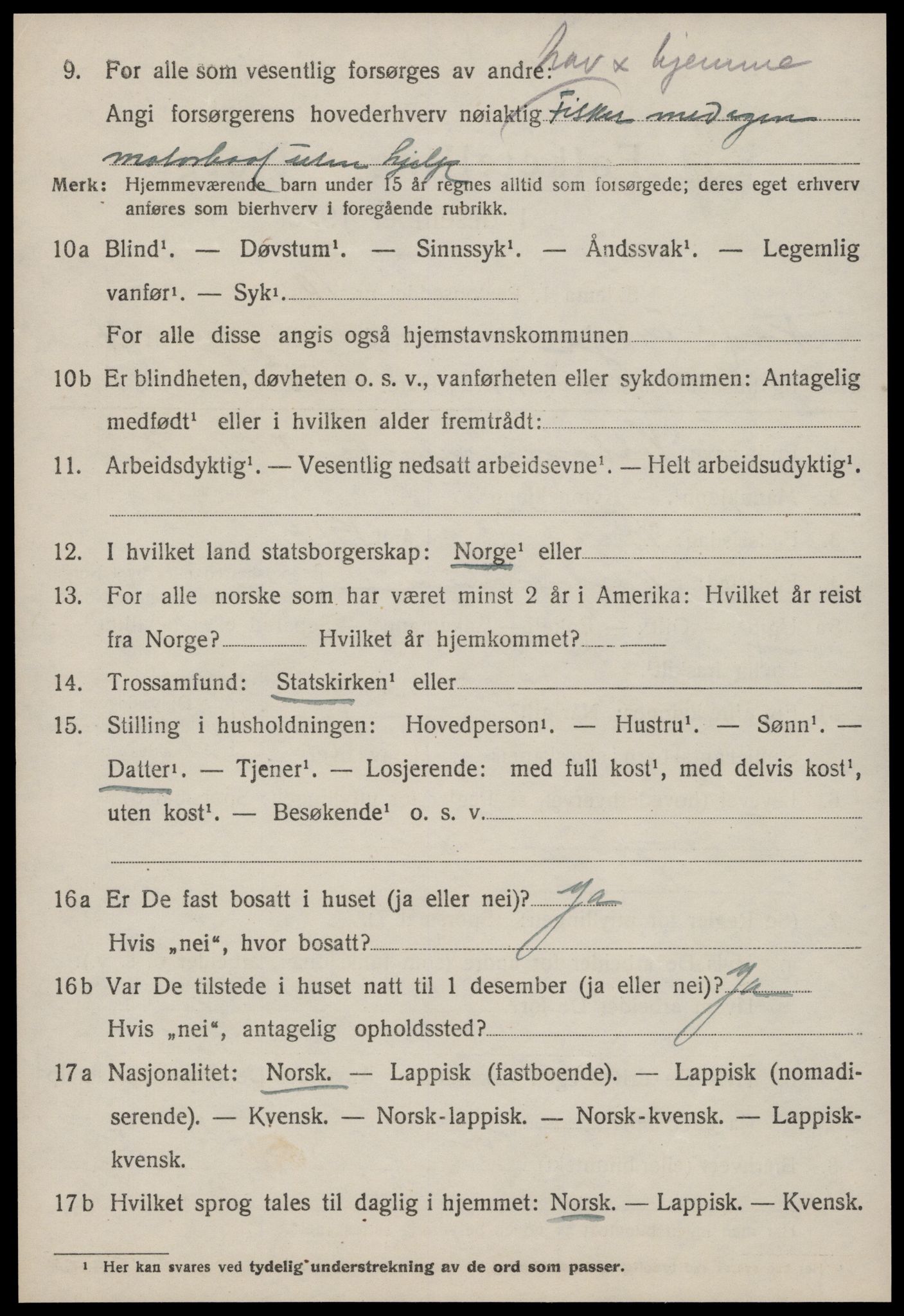 SAT, 1920 census for Nord-Frøya, 1920, p. 8630