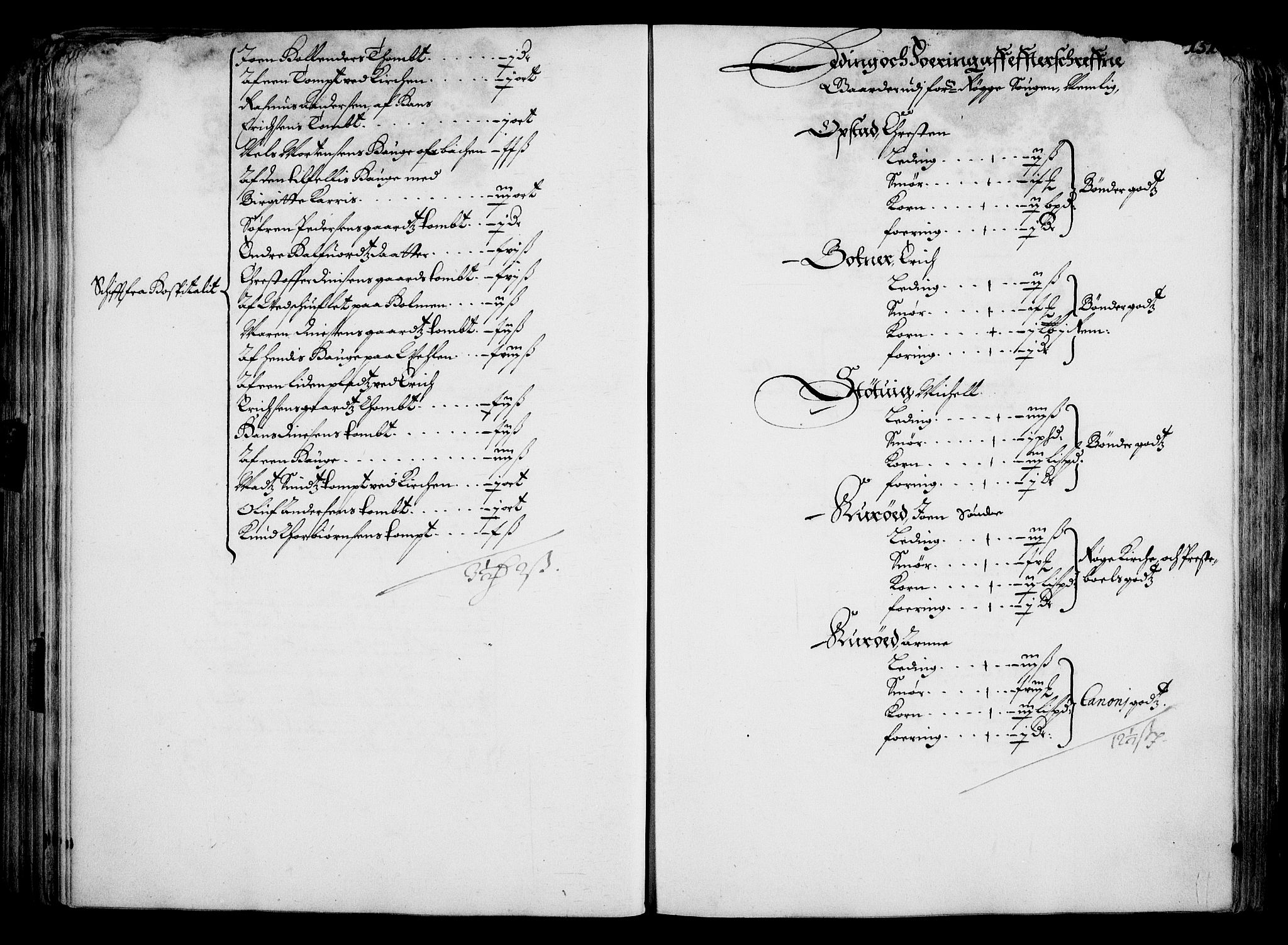 Rentekammeret inntil 1814, Realistisk ordnet avdeling, AV/RA-EA-4070/On/L0001/0001: Statens gods / [Jj 1]: Jordebok over Hannibal Sehesteds gods, 1651, p. 144