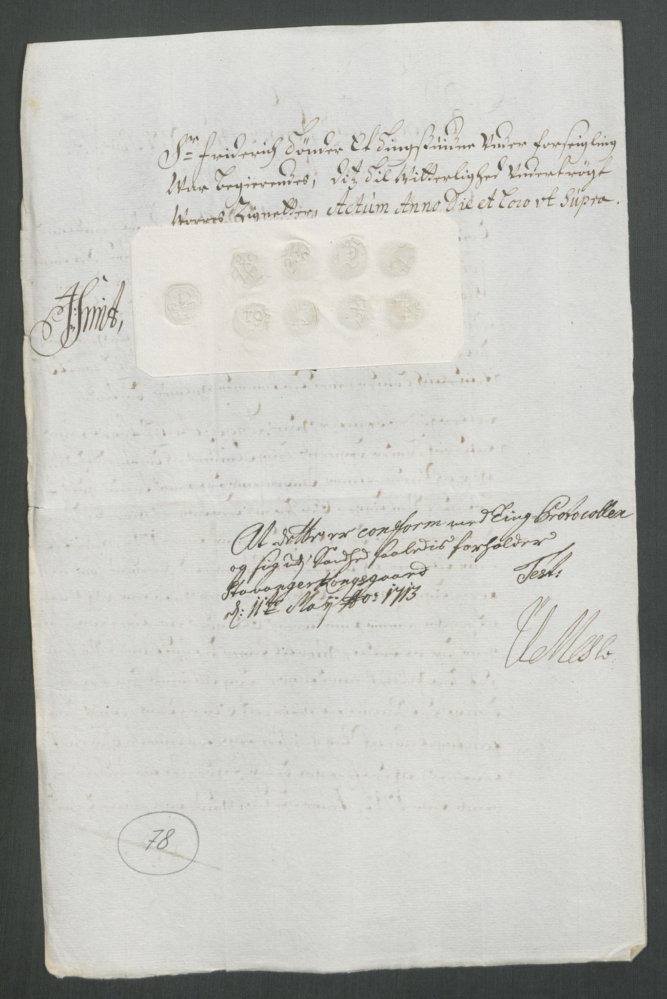 Rentekammeret inntil 1814, Reviderte regnskaper, Fogderegnskap, AV/RA-EA-4092/R47/L2866: Fogderegnskap Ryfylke, 1713, p. 382