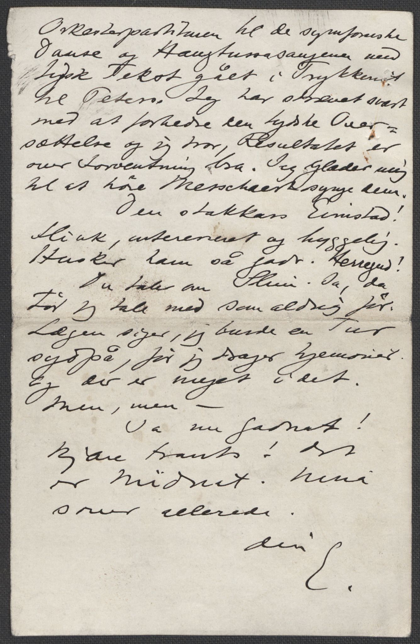 Beyer, Frants, AV/RA-PA-0132/F/L0001: Brev fra Edvard Grieg til Frantz Beyer og "En del optegnelser som kan tjene til kommentar til brevene" av Marie Beyer, 1872-1907, p. 528