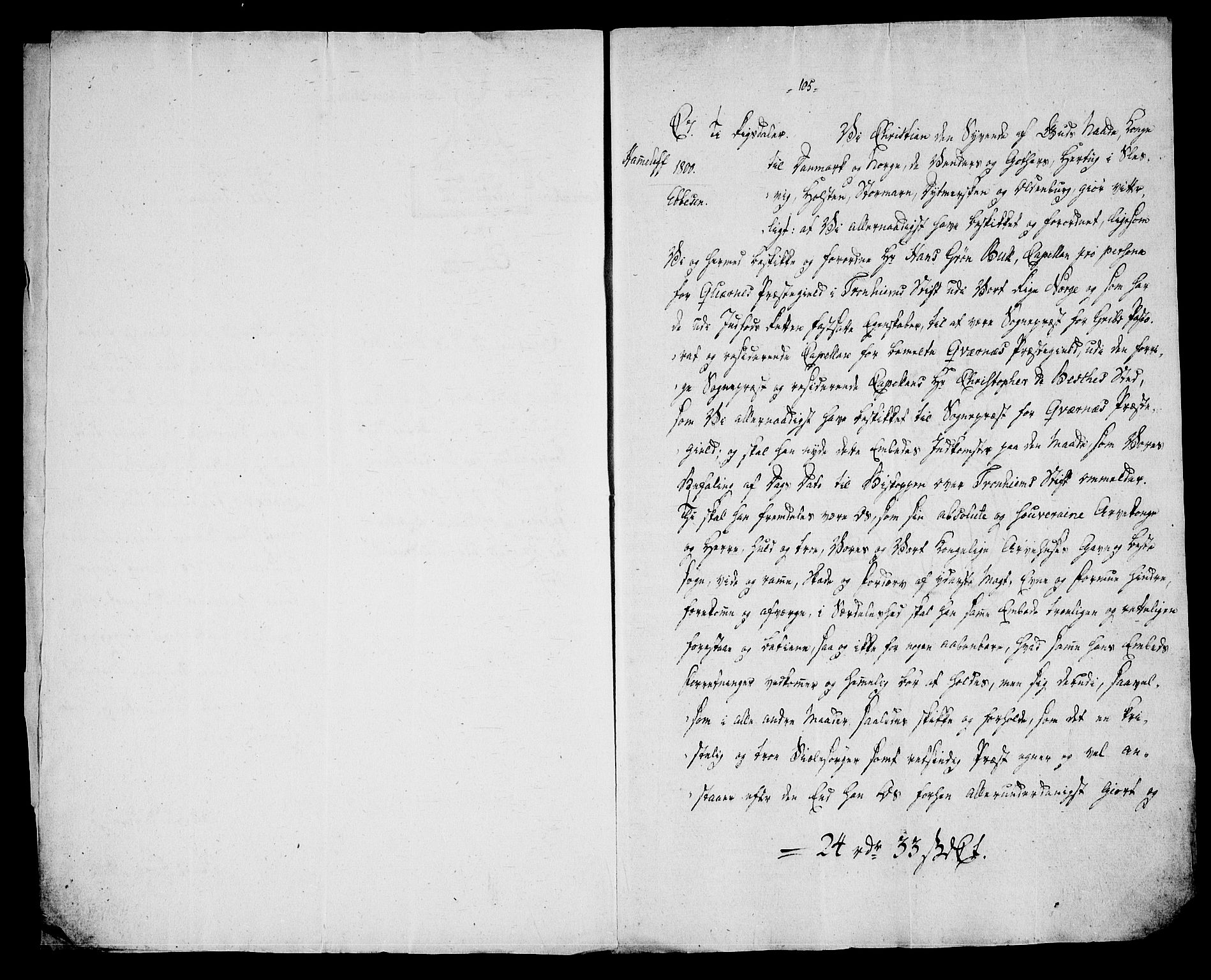 Danske Kanselli, Skapsaker, AV/RA-EA-4061/F/L0118: Skap 16, pakke 49, 1808, p. 23