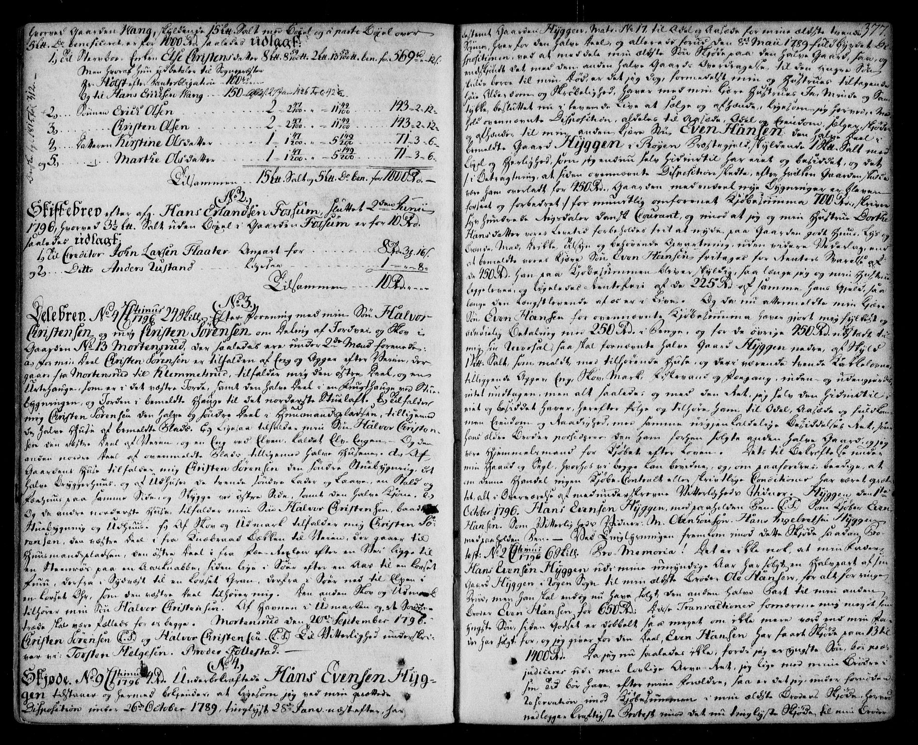 Lier, Røyken og Hurum sorenskriveri, AV/SAKO-A-89/G/Ga/Gaa/L0005: Mortgage book no. V, 1788-1801, p. 377