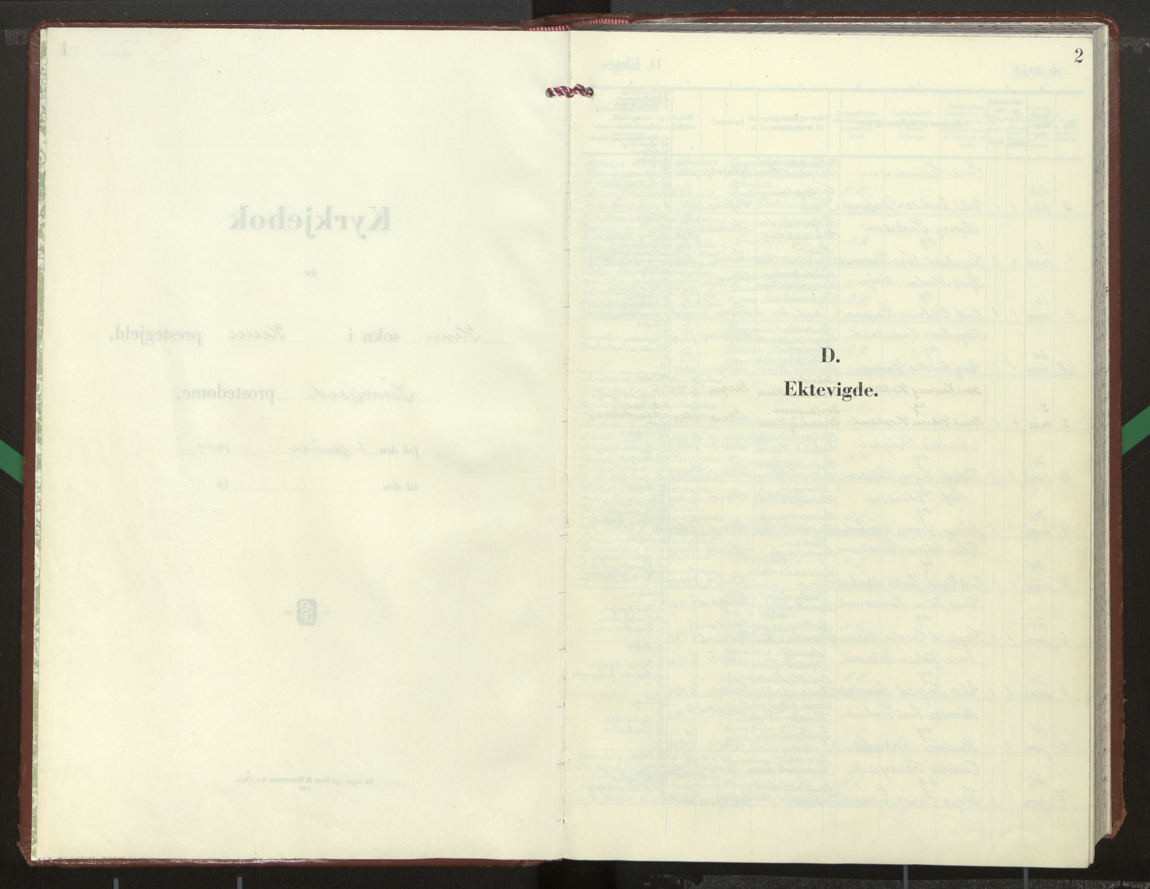 Kinn sokneprestembete, AV/SAB-A-80801/H/Haa/Haab/L0013: Parish register (official) no. B 13, 1969-1993, p. 2