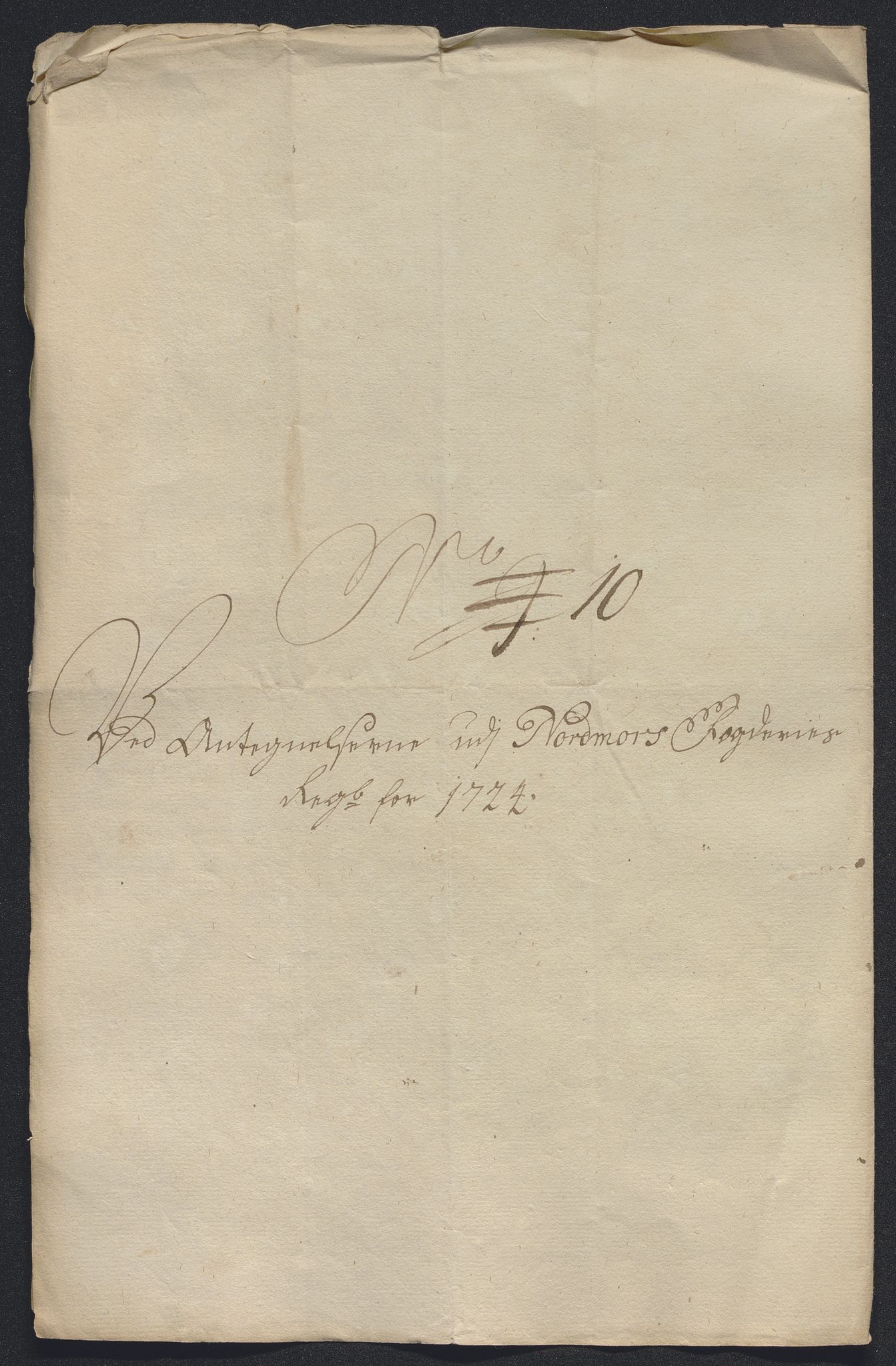 Rentekammeret inntil 1814, Reviderte regnskaper, Fogderegnskap, AV/RA-EA-4092/R56/L3757: Fogderegnskap Nordmøre, 1724, p. 366