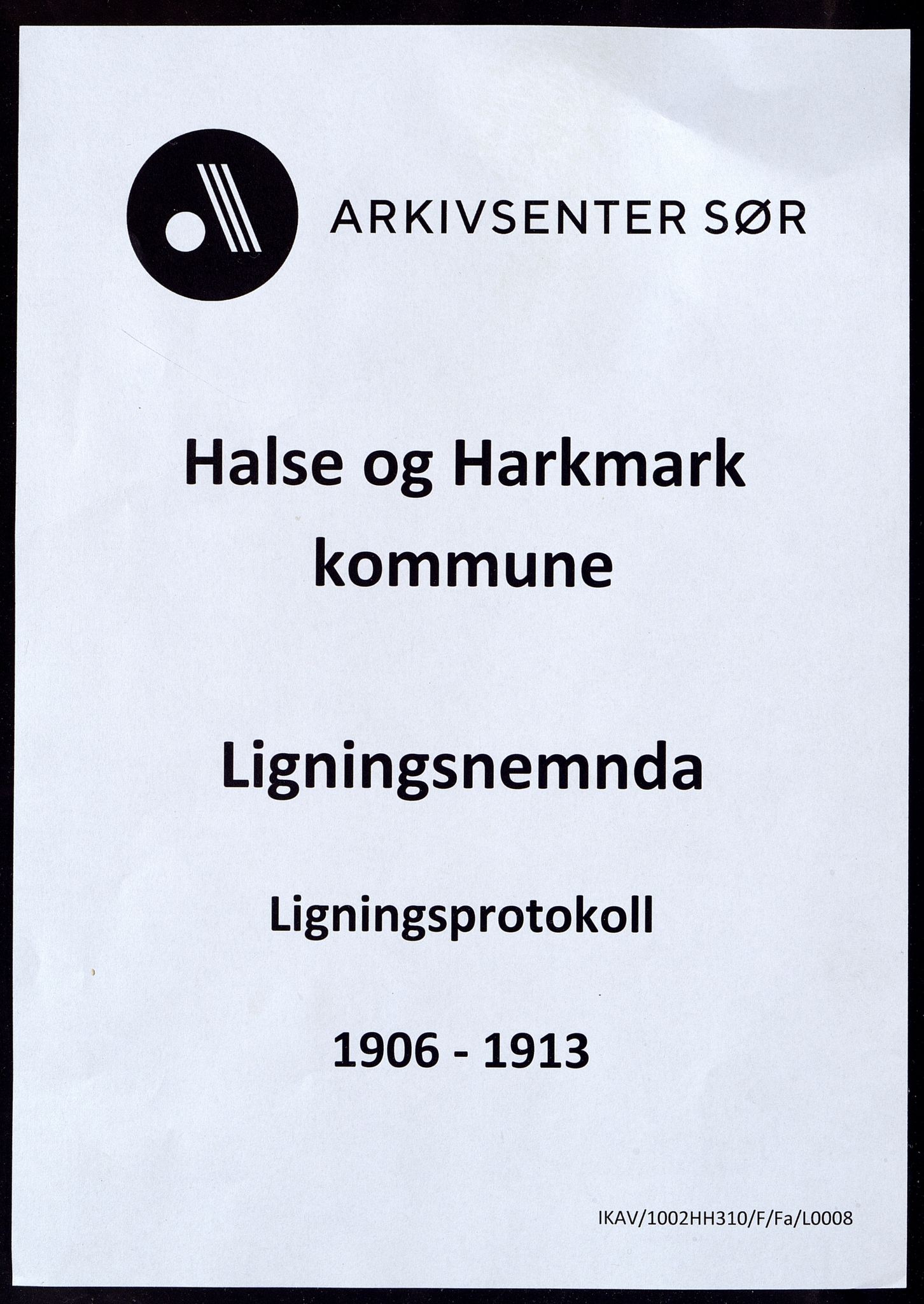 Halse og Harkmark kommune - Ligningsnemda, ARKSOR/1002HH310/F/Fa/L0008: Ligningsprotokoll, 1906-1913