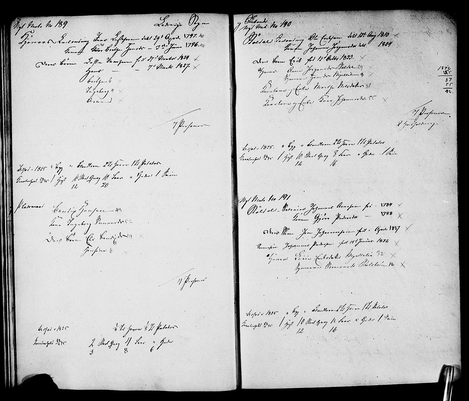 , Census 1835 for Lavik, 1835, p. 31