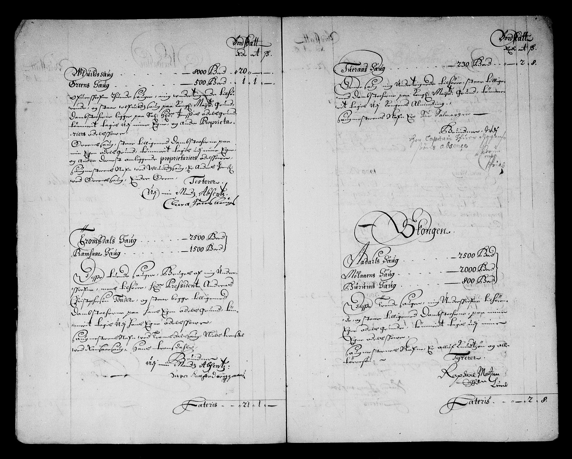 Rentekammeret inntil 1814, Reviderte regnskaper, Stiftamtstueregnskaper, Trondheim stiftamt og Nordland amt, AV/RA-EA-6044/R/Rg/L0083: Trondheim stiftamt og Nordland amt, 1686
