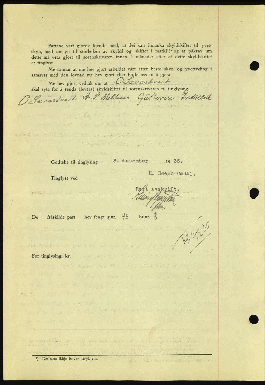 Indre Sogn tingrett, SAB/A-3301/1/G/Gb/Gba/L0030: Mortgage book no. 30, 1935-1937, Deed date: 03.12.1935