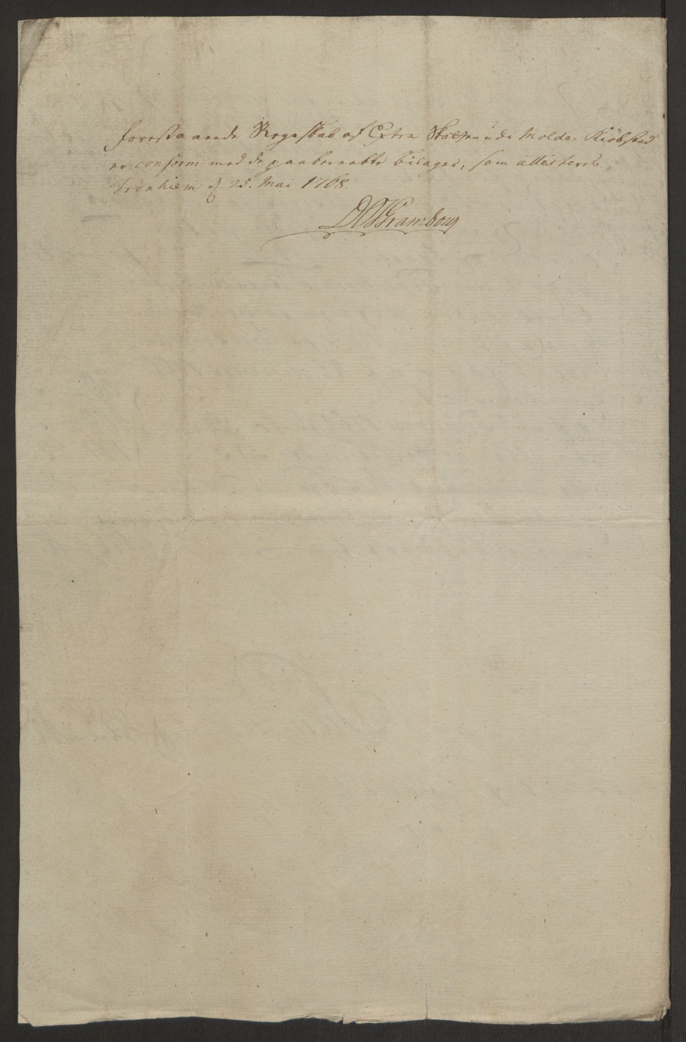 Rentekammeret inntil 1814, Reviderte regnskaper, Byregnskaper, AV/RA-EA-4066/R/Rq/L0487/0004: [Q1] Kontribusjonsregnskap / Ekstraskatt, 1762-1772, p. 143