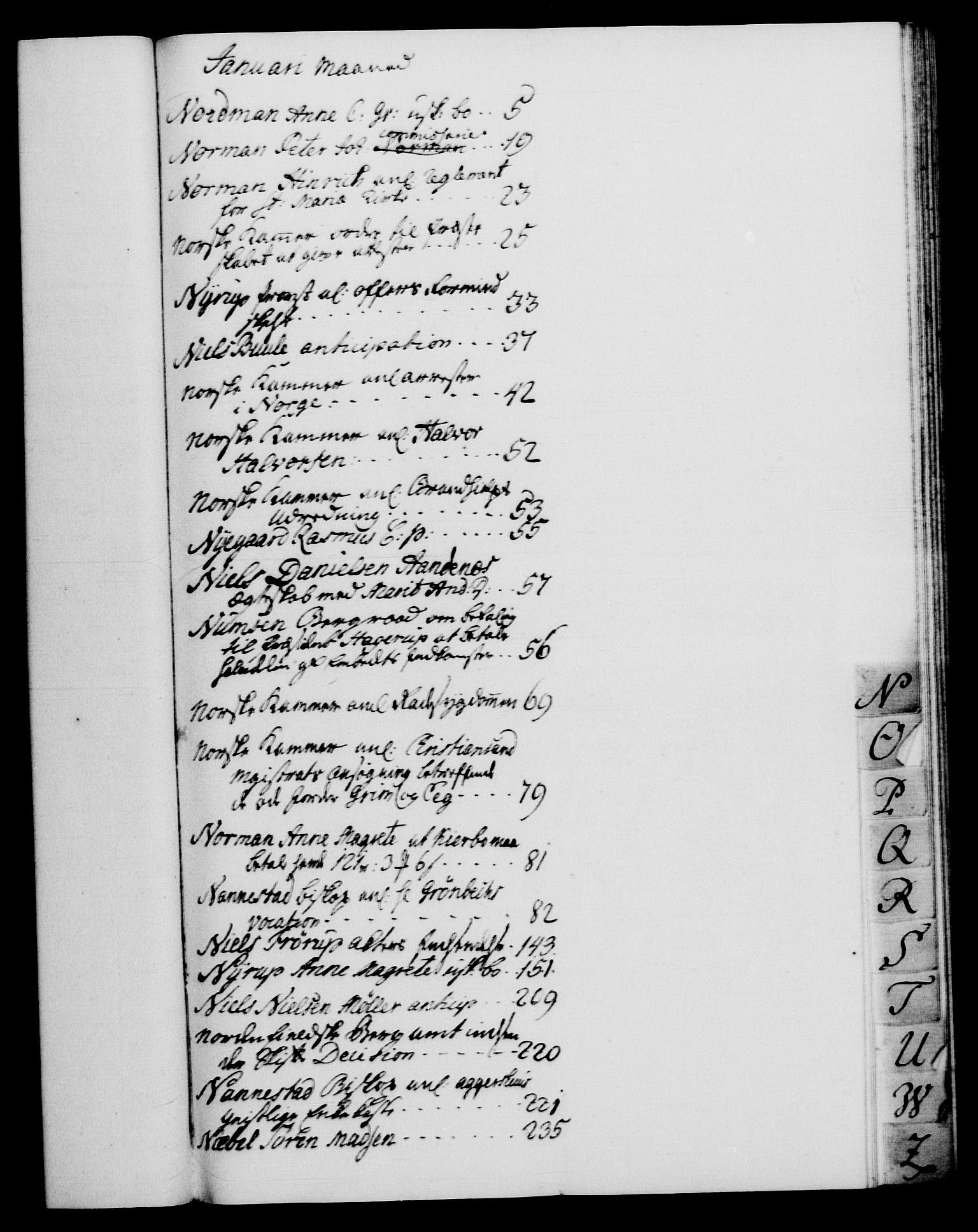 Danske Kanselli 1572-1799, AV/RA-EA-3023/I/Ia/L0003: 3. departements journal, 1773