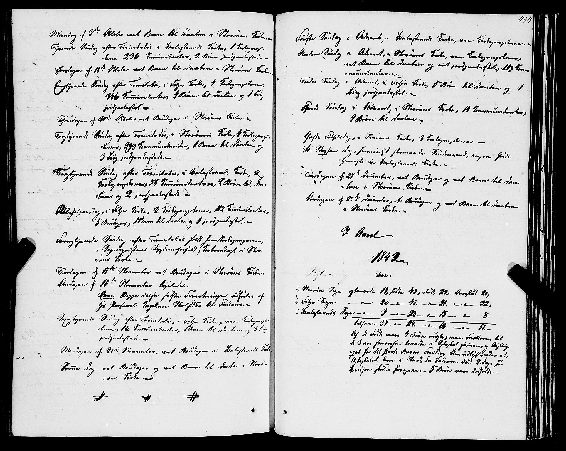 Stord sokneprestembete, SAB/A-78201/H/Haa: Parish register (official) no. A 7, 1841-1861, p. 444