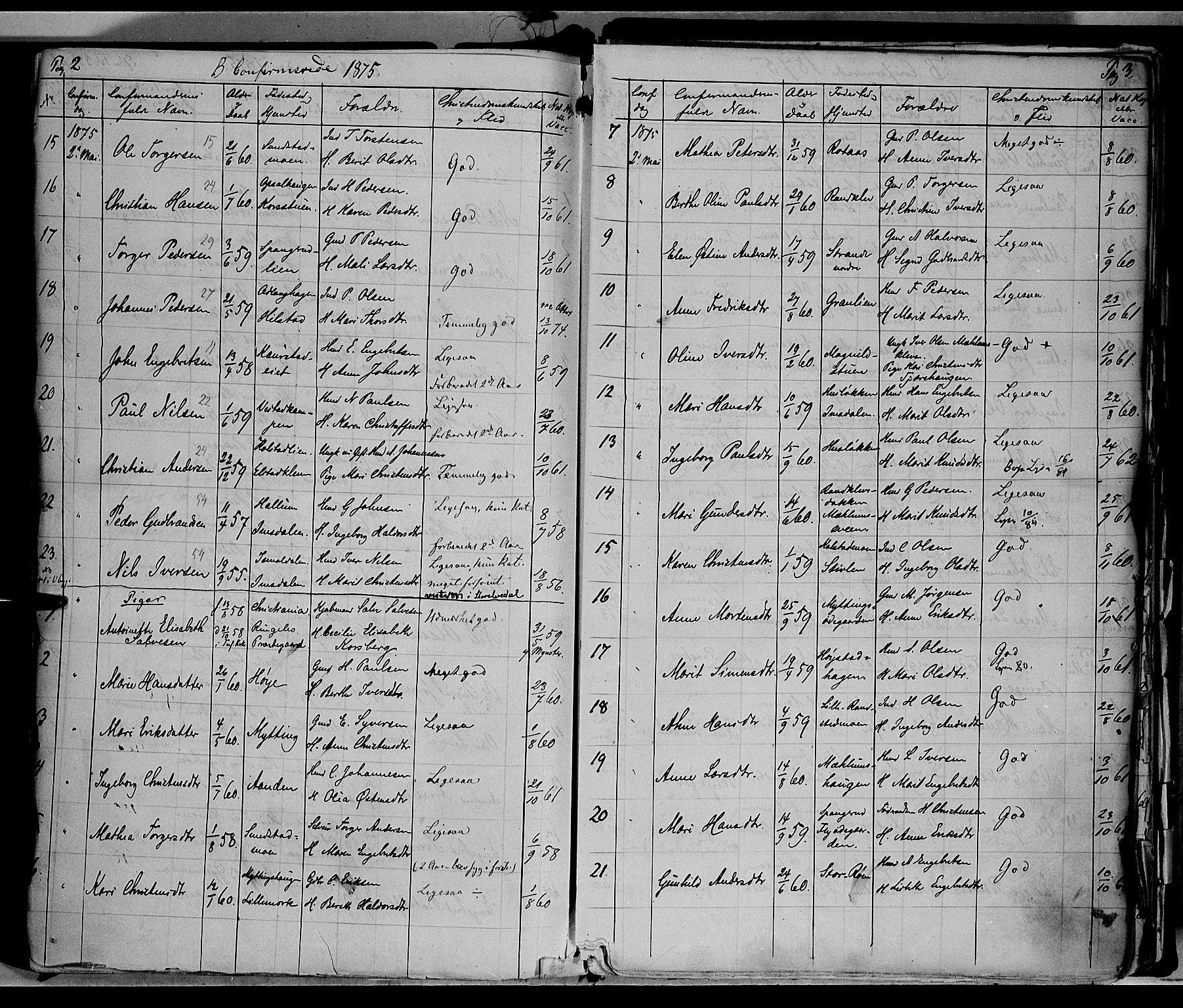 Ringebu prestekontor, AV/SAH-PREST-082/H/Ha/Haa/L0007: Parish register (official) no. 7, 1860-1877, p. 382c