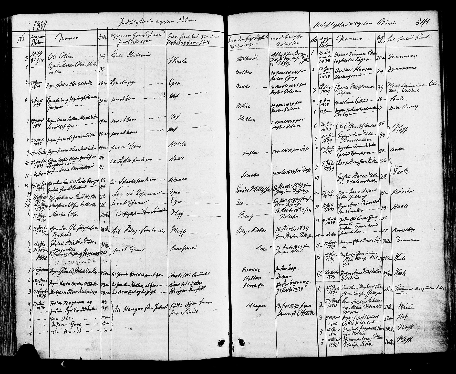 Botne kirkebøker, AV/SAKO-A-340/F/Fa/L0006: Parish register (official) no. I 6, 1836-1877, p. 541