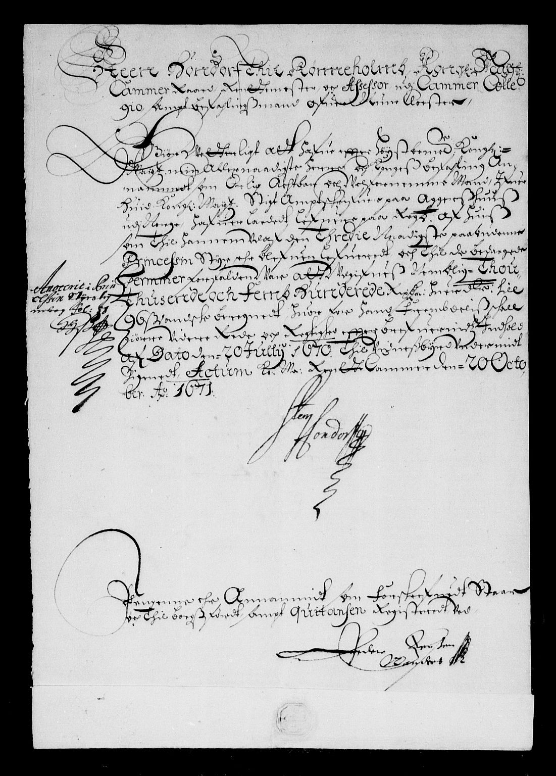 Rentekammeret inntil 1814, Reviderte regnskaper, Stiftamtstueregnskaper, Landkommissariatet på Akershus og Akershus stiftamt, AV/RA-EA-5869/R/Rb/L0082: Akershus stiftamt, 1670-1672