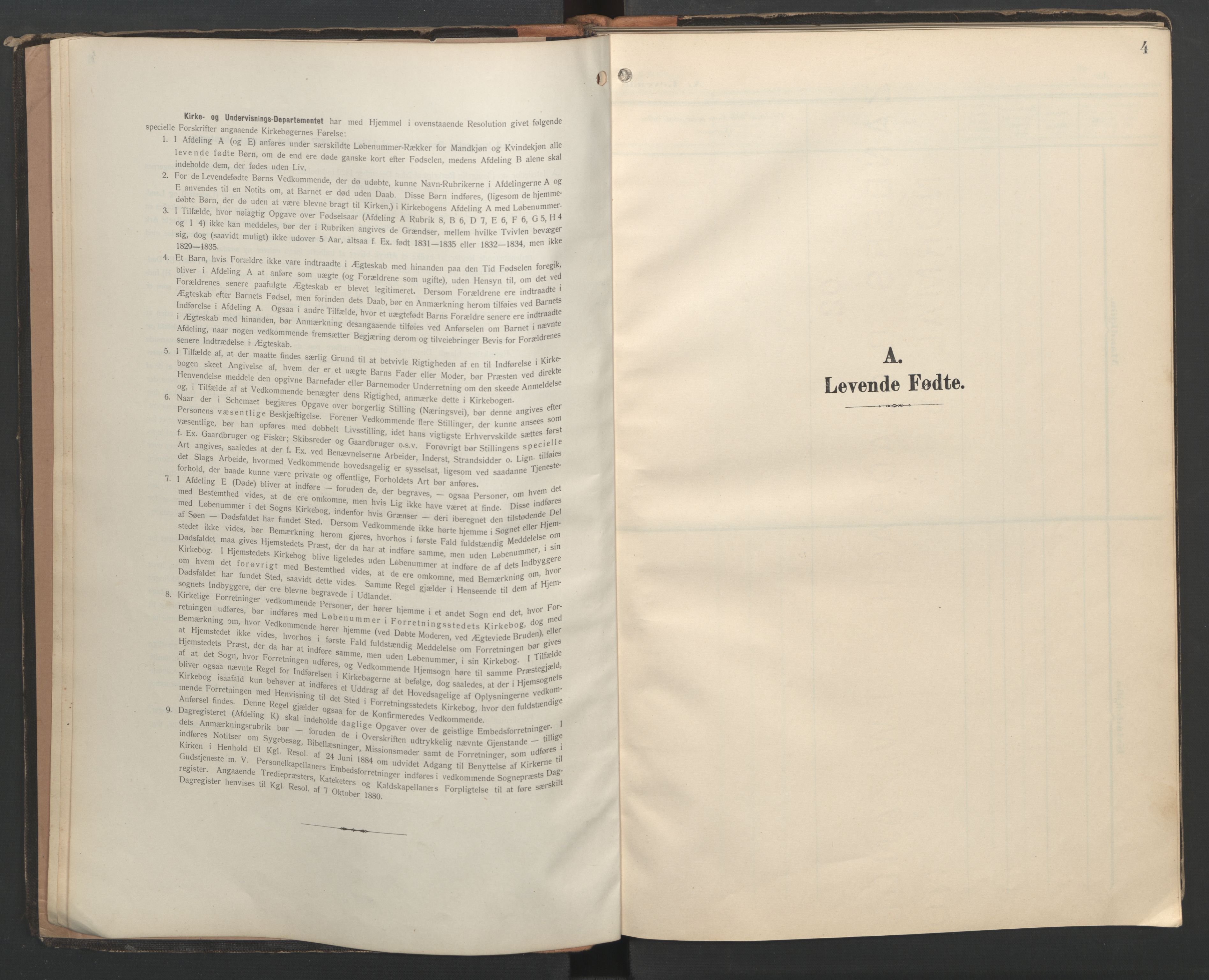 Ministerialprotokoller, klokkerbøker og fødselsregistre - Møre og Romsdal, AV/SAT-A-1454/556/L0677: Parish register (copy) no. 556C01, 1907-1953, p. 4