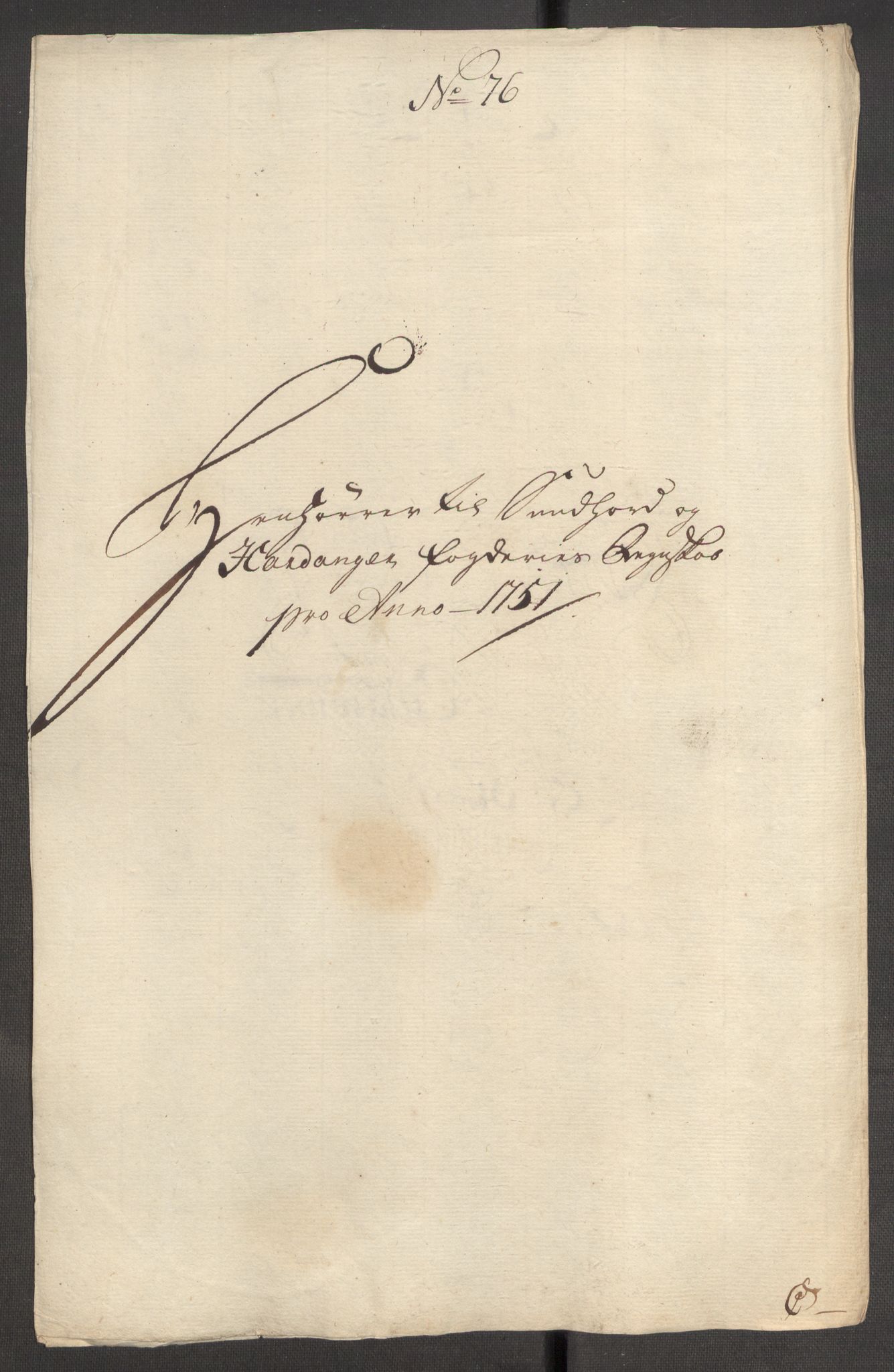 Rentekammeret inntil 1814, Reviderte regnskaper, Fogderegnskap, AV/RA-EA-4092/R48/L3056: Fogderegnskap Sunnhordland og Hardanger, 1751, p. 495