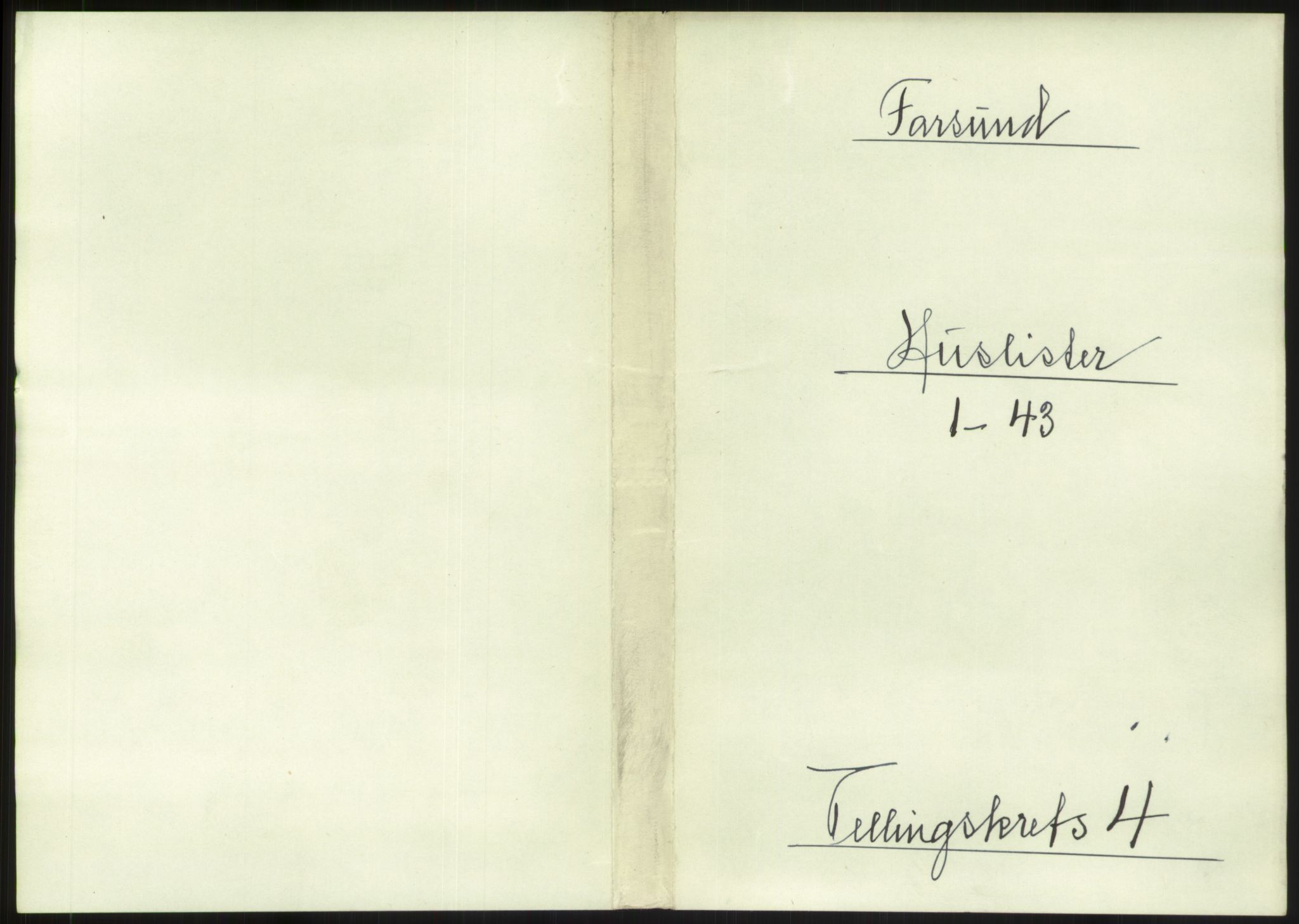 RA, 1891 census for 1003 Farsund, 1891, p. 326