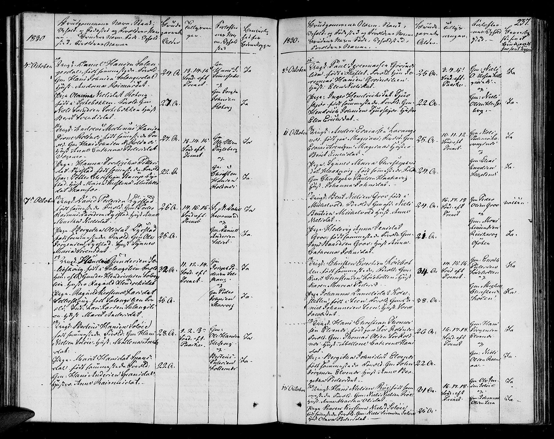 Ibestad sokneprestembete, AV/SATØ-S-0077/H/Ha/Haa/L0005kirke: Parish register (official) no. 5, 1825-1836, p. 237