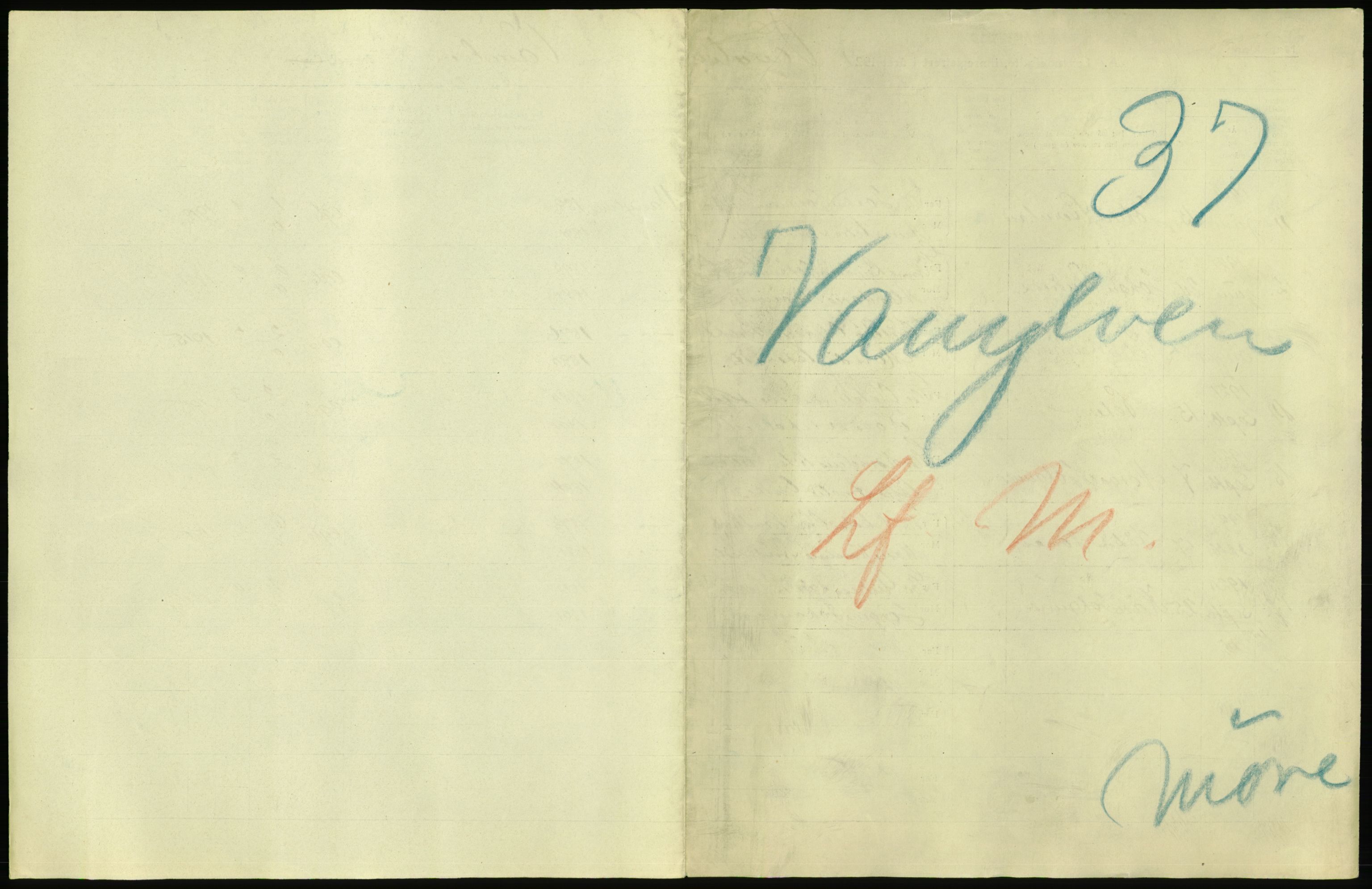 Statistisk sentralbyrå, Sosiodemografiske emner, Befolkning, RA/S-2228/D/Df/Dfc/Dfca/L0040: Møre fylke: Levendefødte menn og kvinner. Bygder., 1921, p. 1