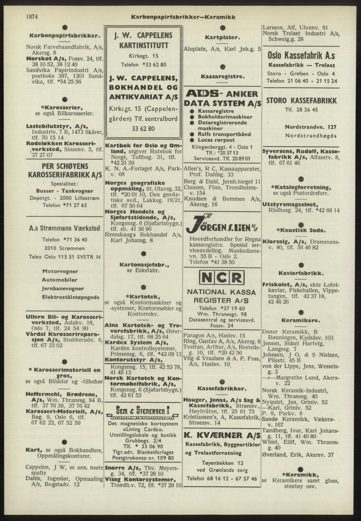 Kristiania/Oslo adressebok, PUBL/-, 1970-1971, p. 1974