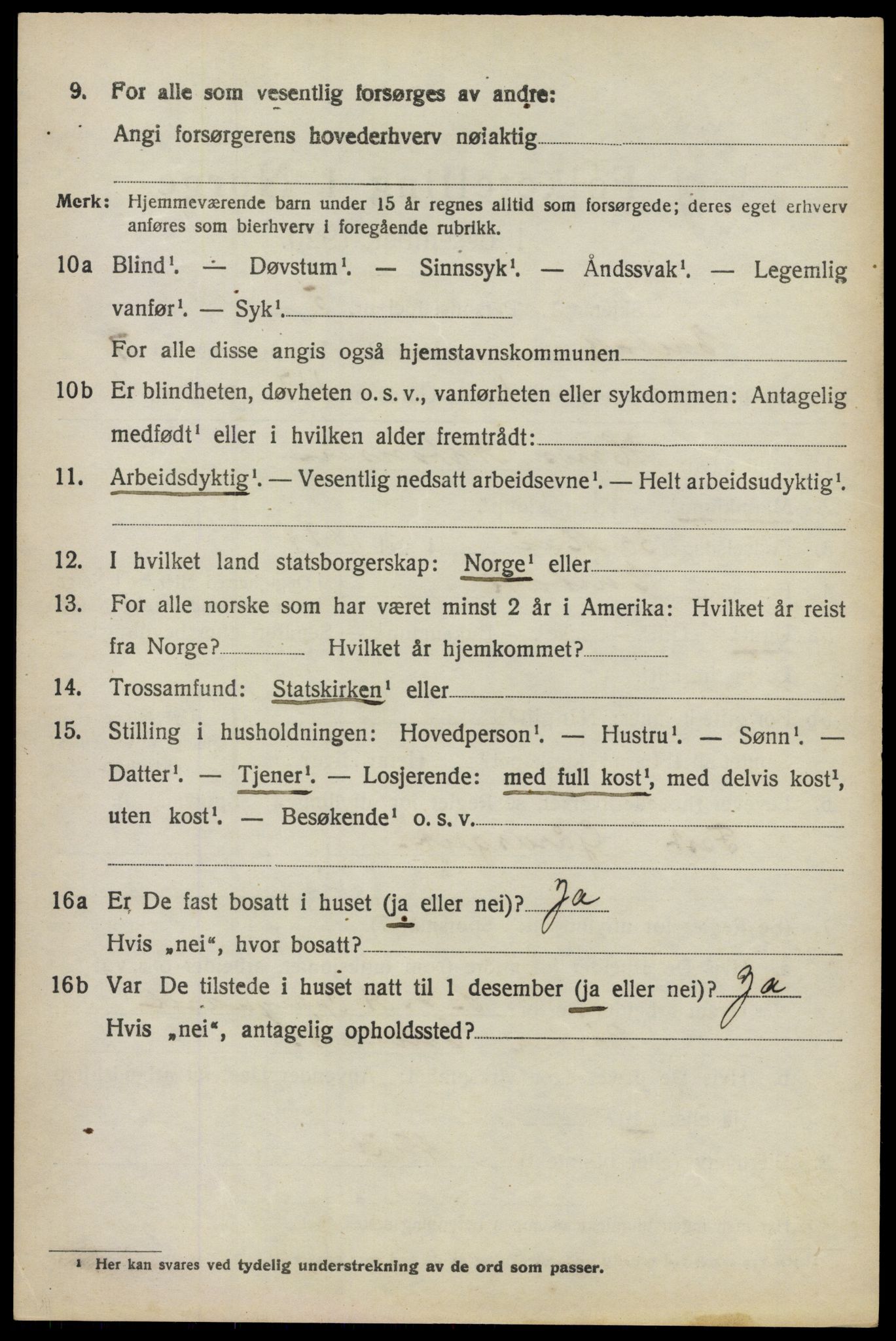 SAO, 1920 census for Enebakk, 1920, p. 6096