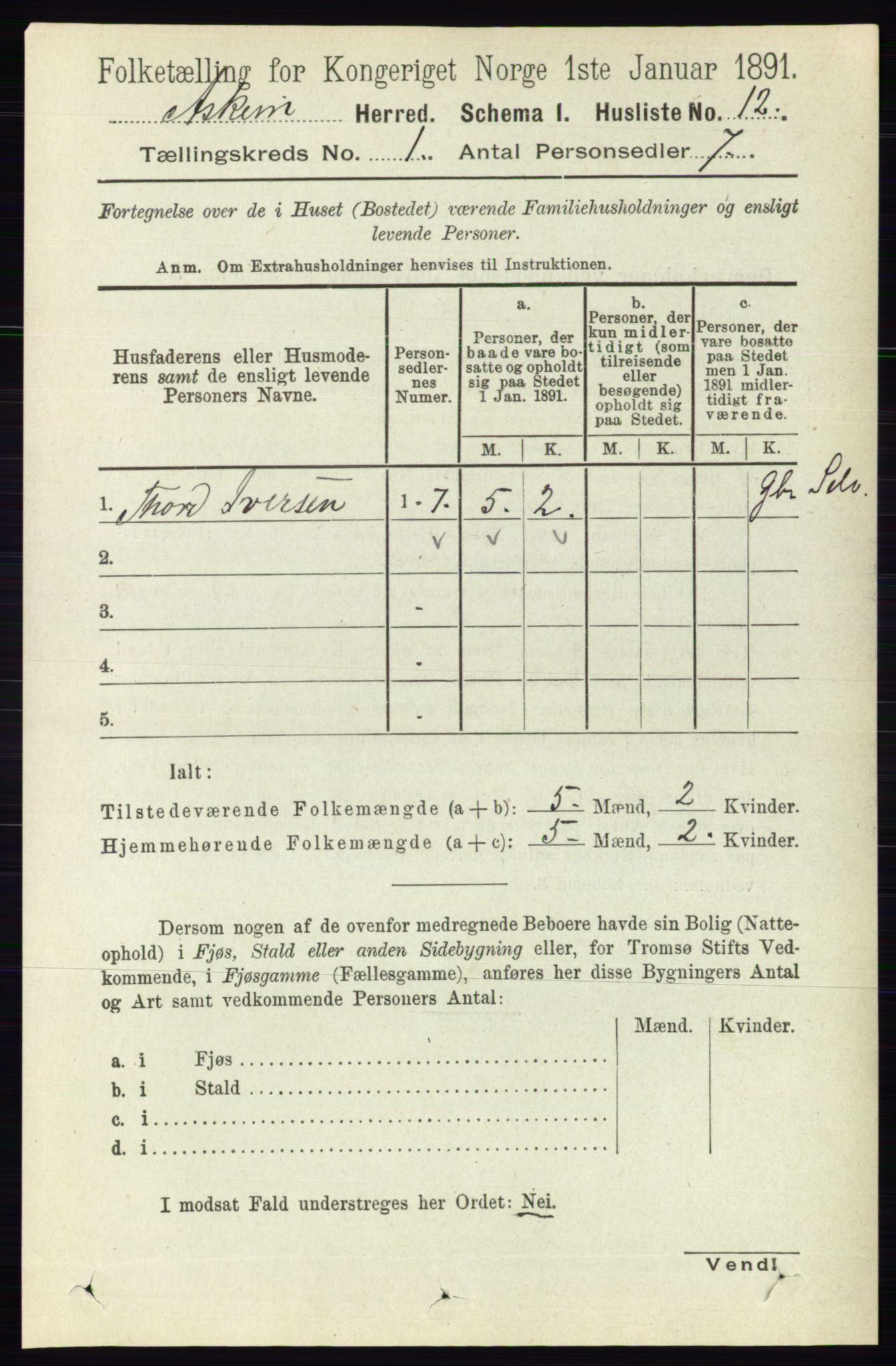 RA, 1891 census for 0124 Askim, 1891, p. 53