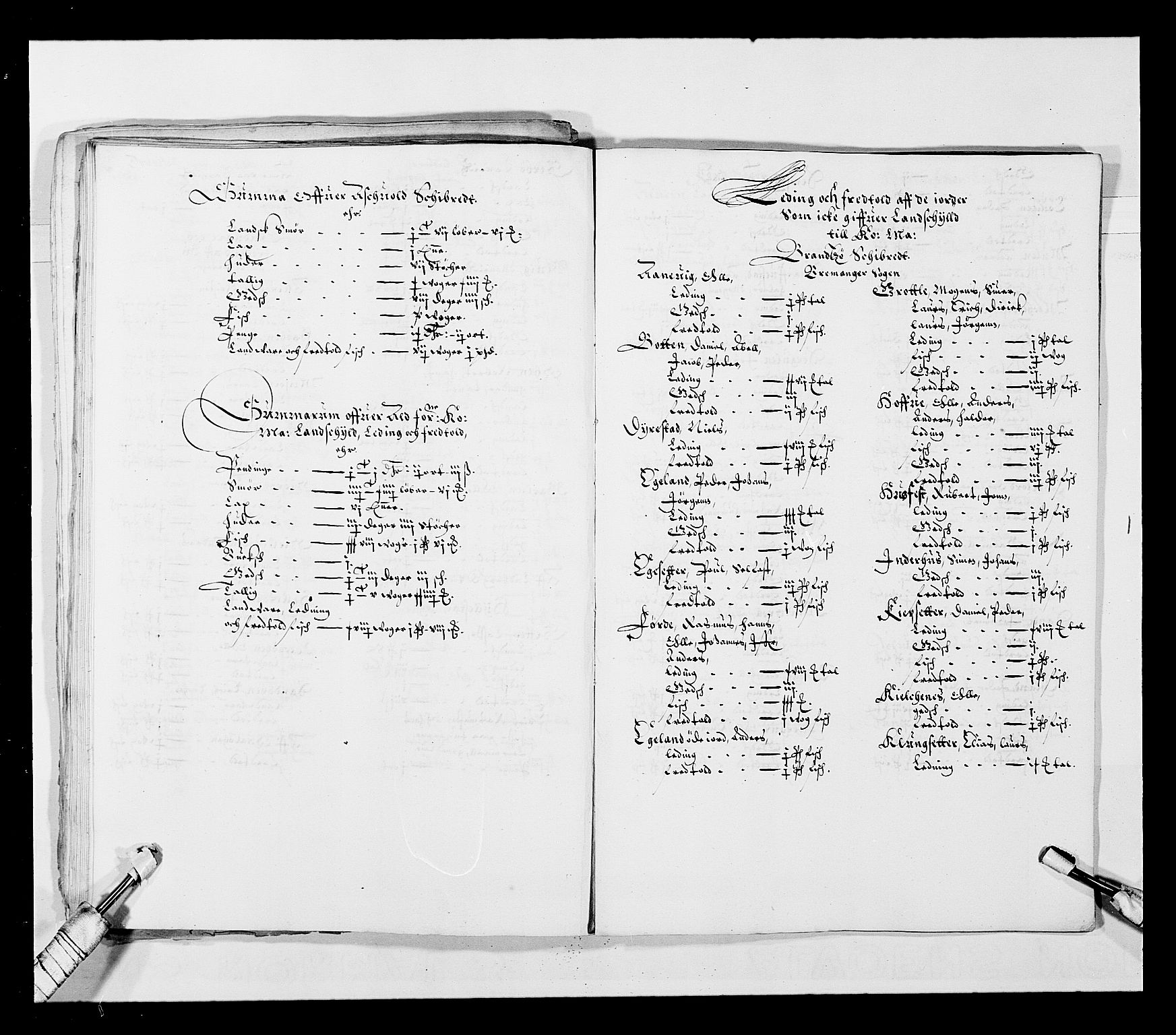 Stattholderembetet 1572-1771, RA/EA-2870/Ek/L0024/0002: Jordebøker 1633-1658: / Jordebøker for Bergenhus len, 1644-1645, p. 93